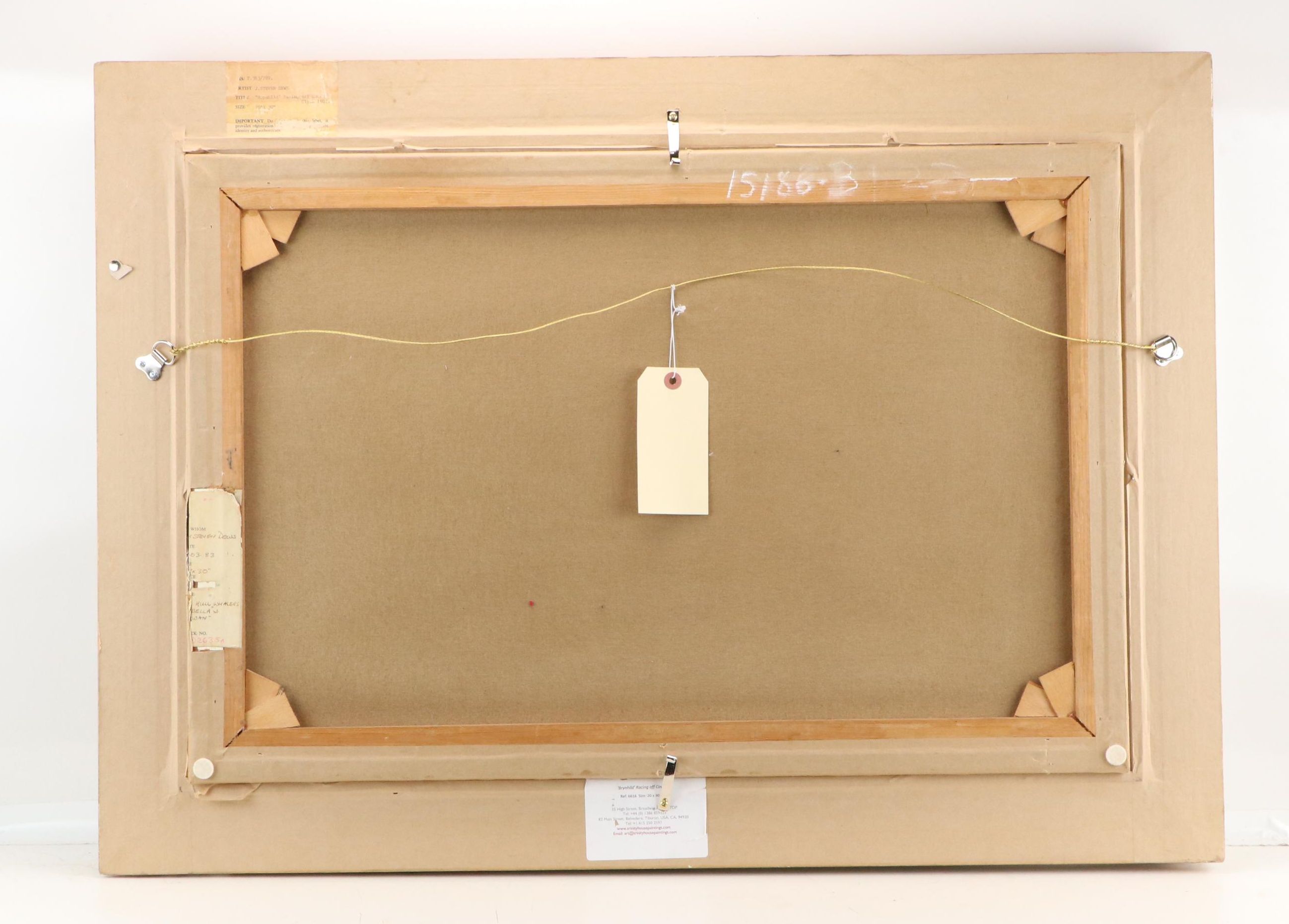 John Steven Dews Maritime Oil Painting "The Hull Whaler's Ship, Isabella"