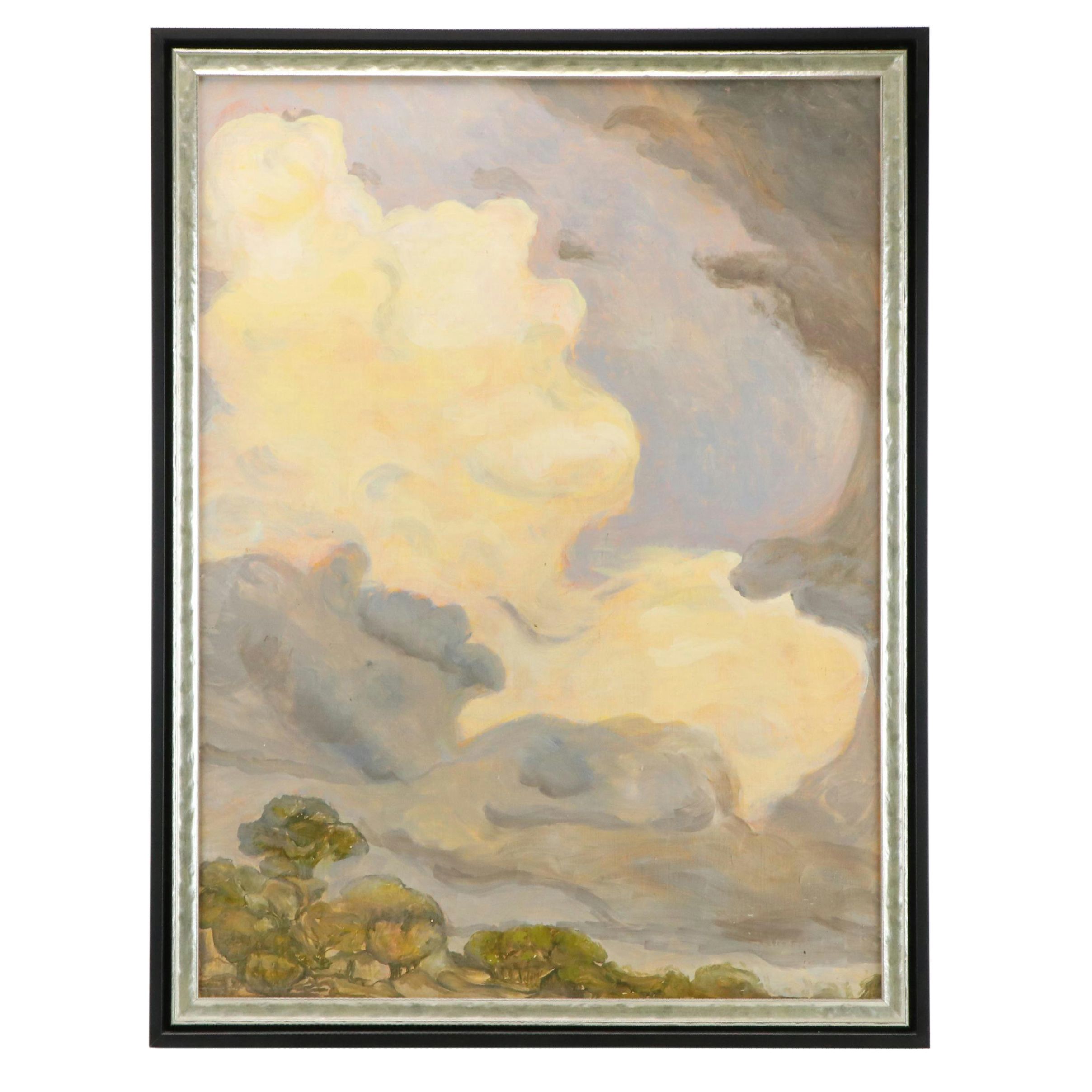 Cloudscape Oil Painting