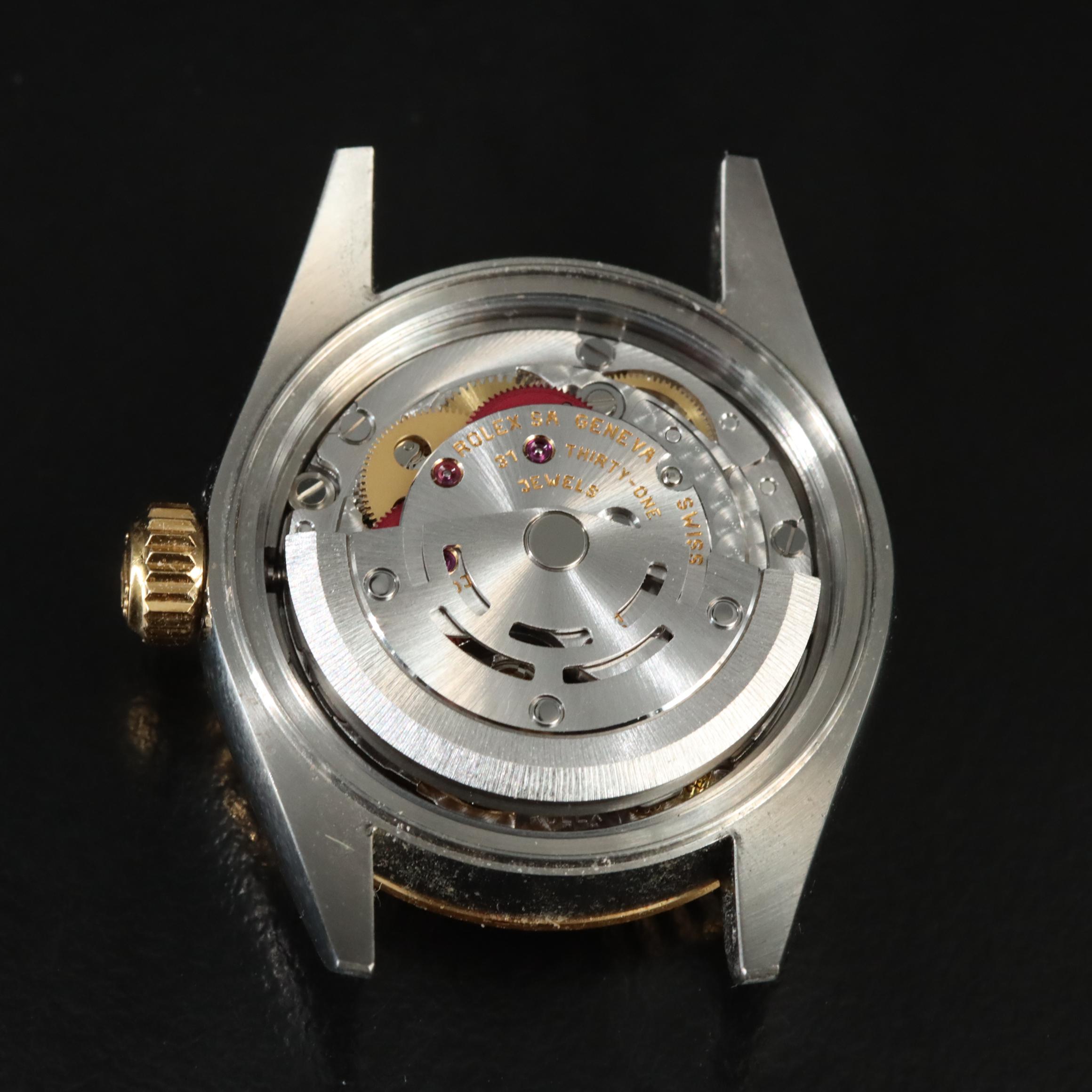 2001 Rolex Serti Factory Diamond Dial Datejust Watch