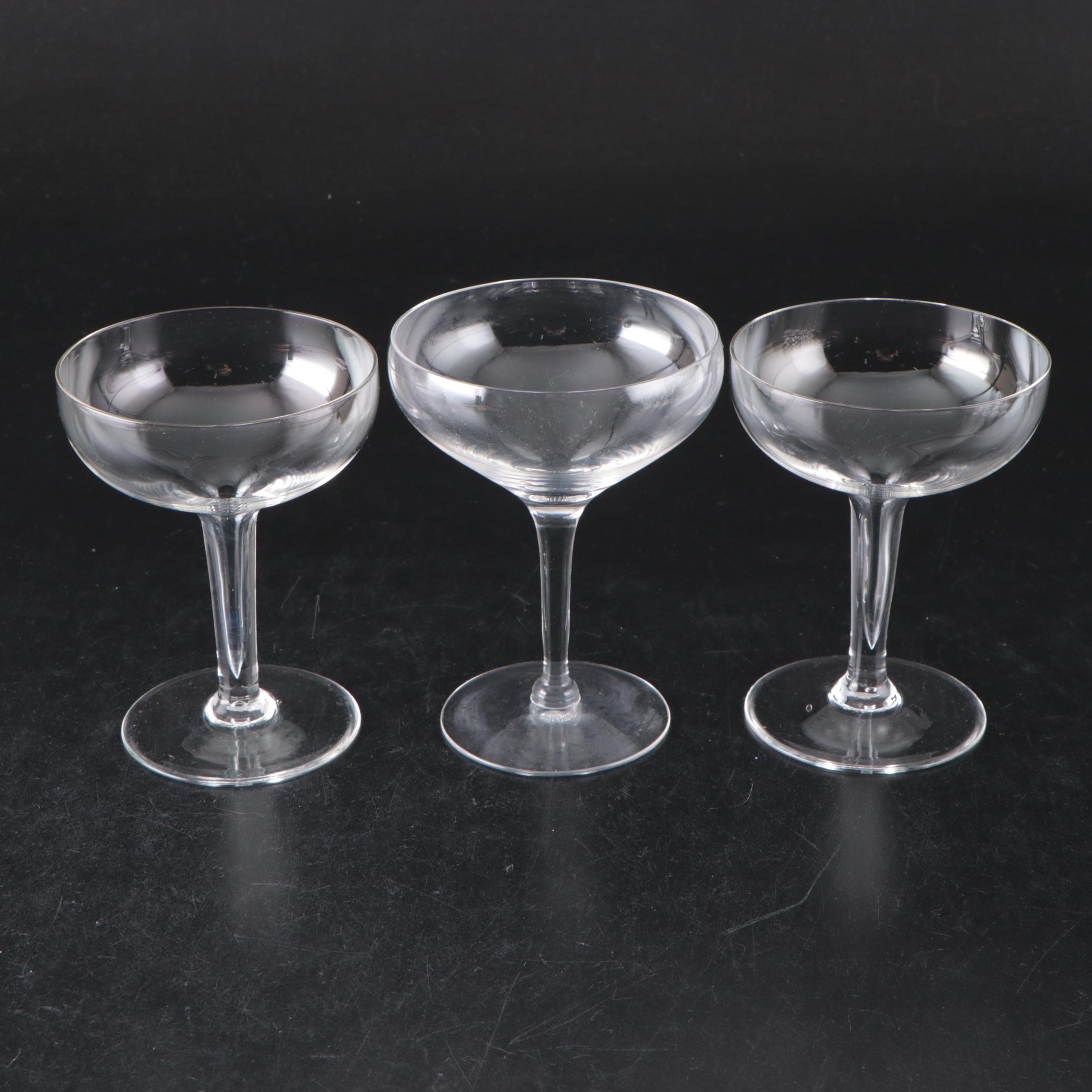 Mid Century Modern Style Glass Stemware