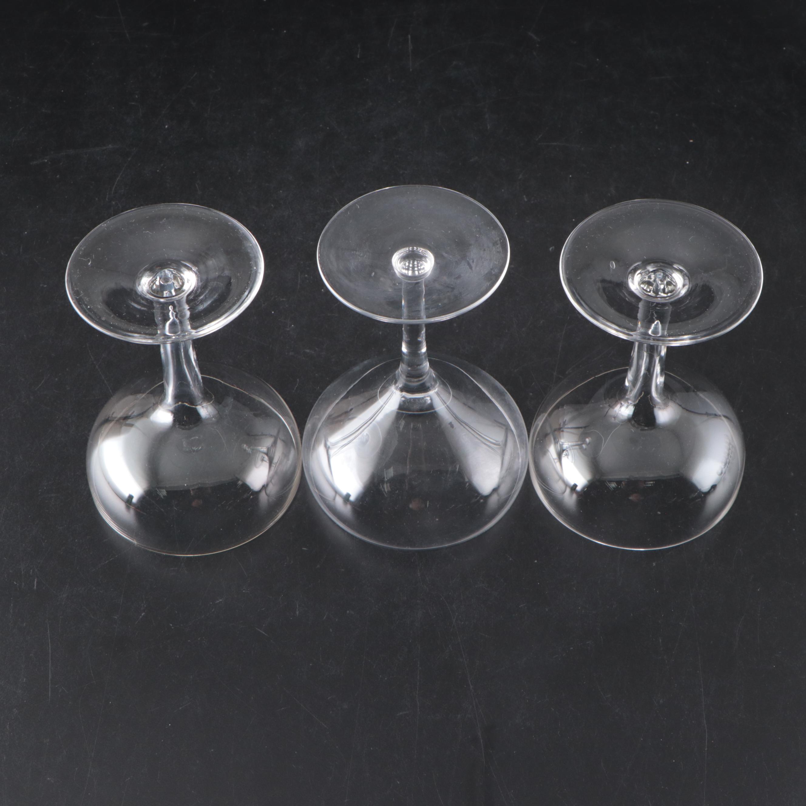 Mid Century Modern Style Glass Stemware