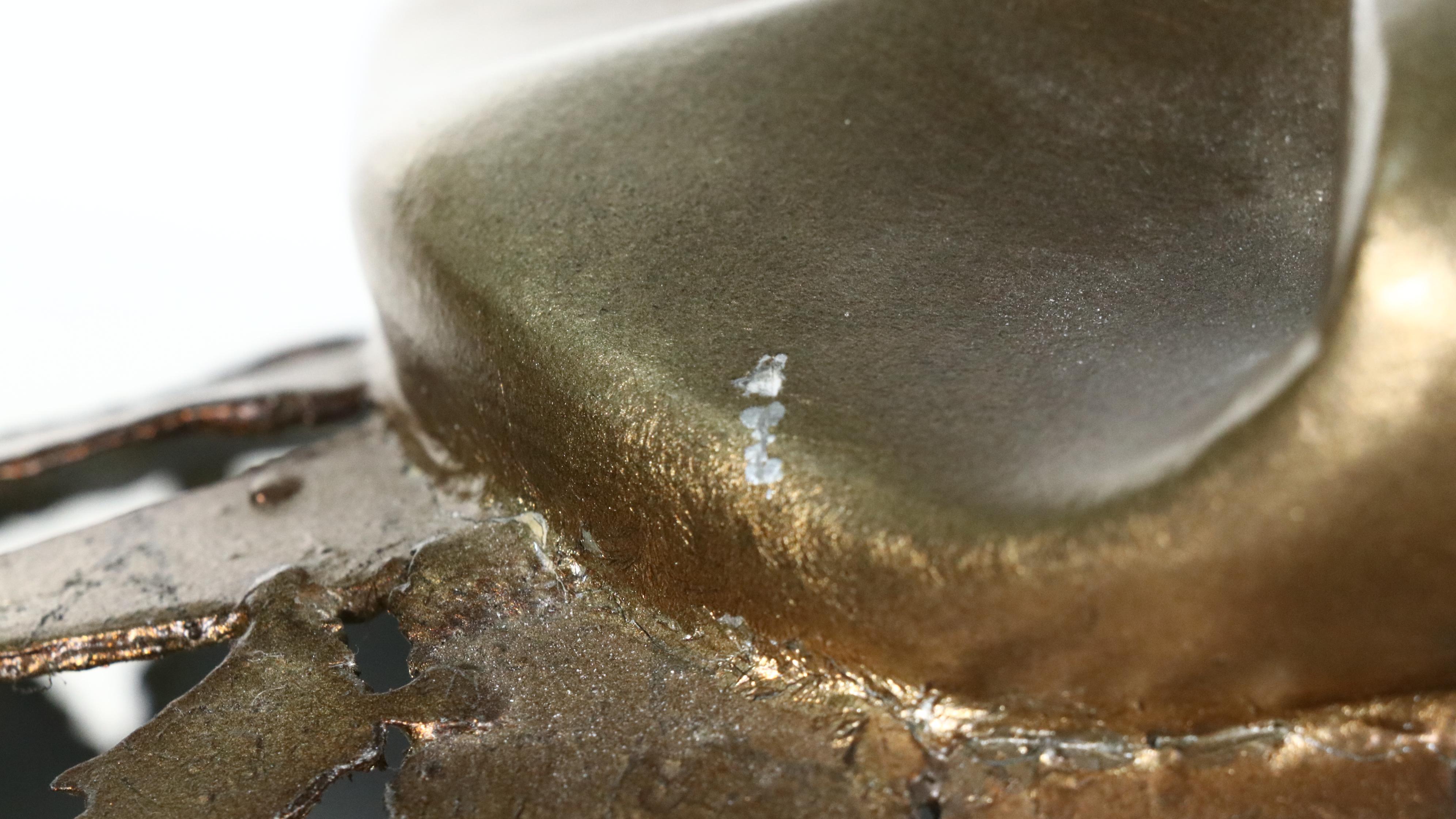 Painted Welded Steel Elephant Sculpture