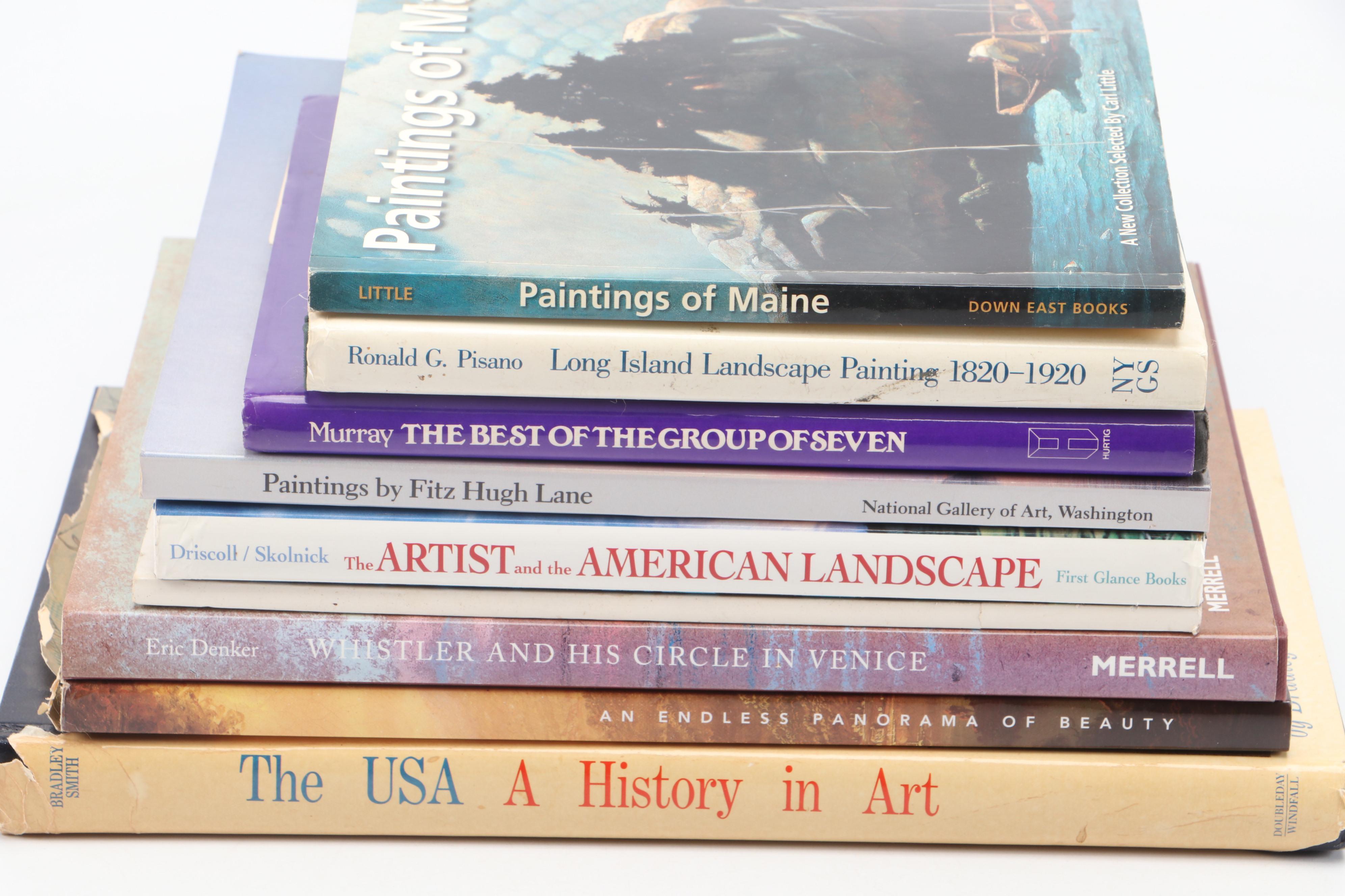 First Edition "Long Island Land Scape Painting" by Ronald G. Pisano and More