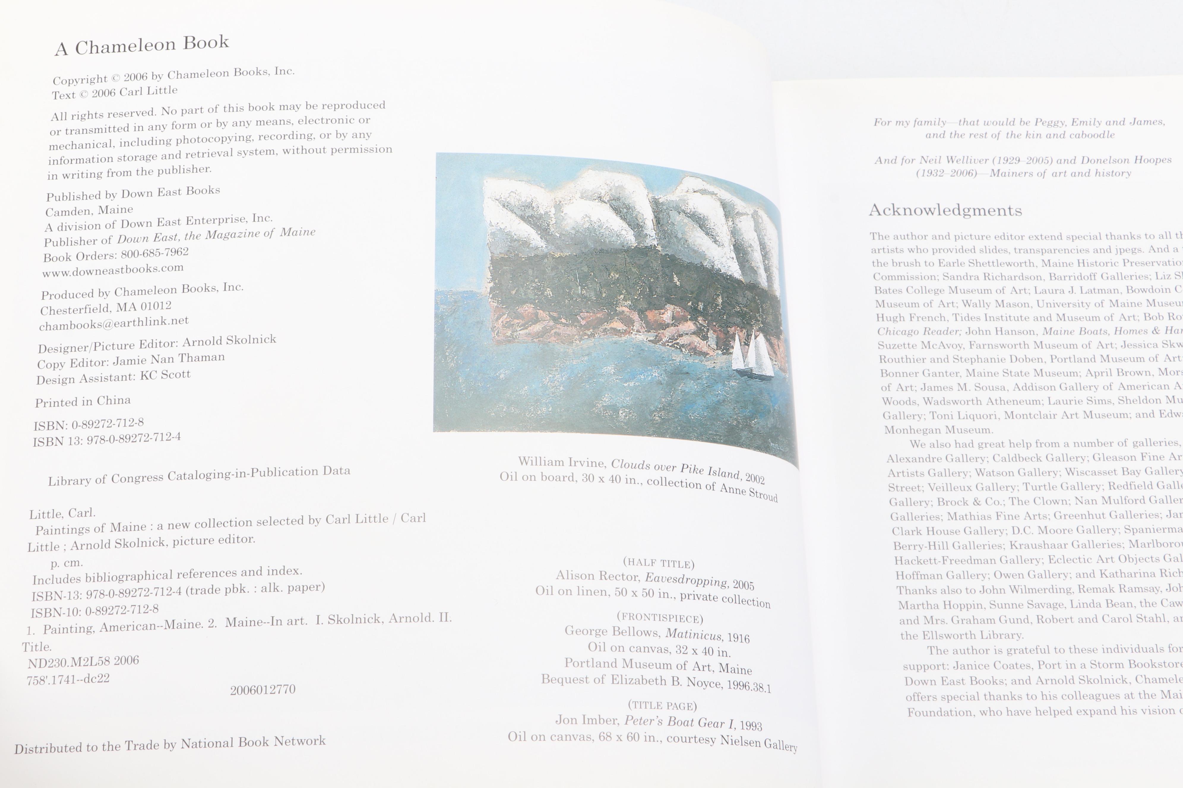 First Edition "Long Island Land Scape Painting" by Ronald G. Pisano and More