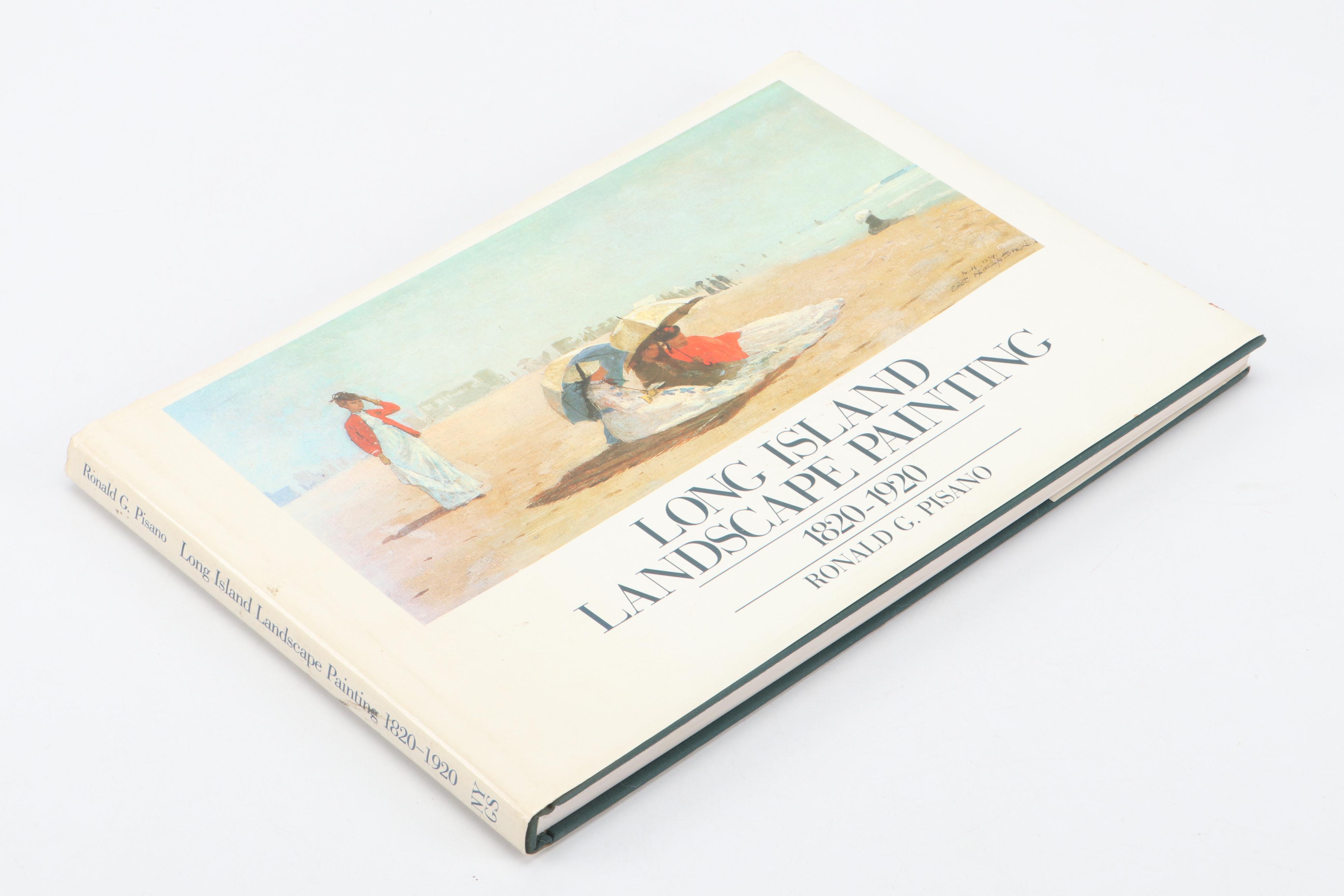 First Edition "Long Island Land Scape Painting" by Ronald G. Pisano and More