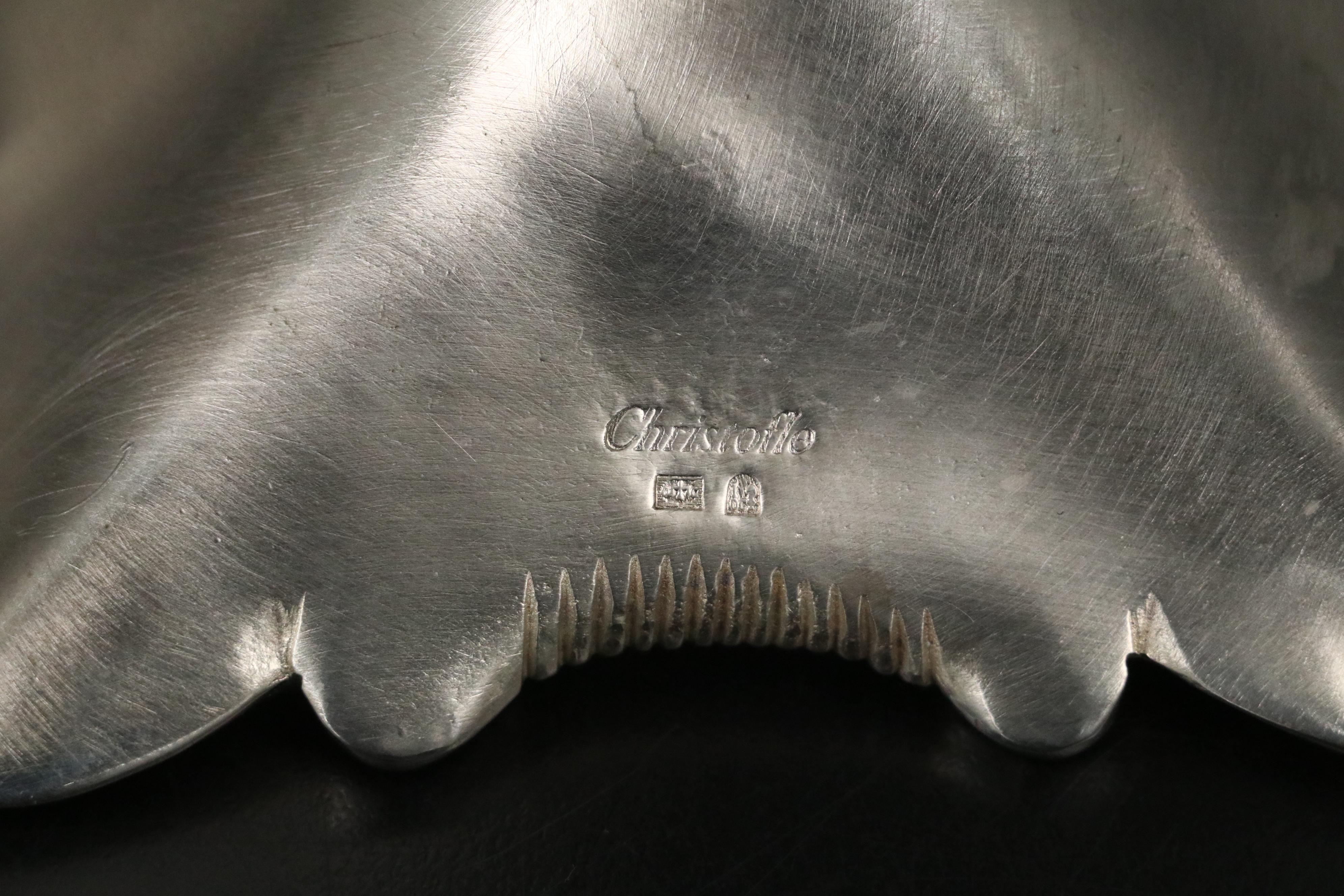 Christofle Silver Plate Candleholders and Cocktail Glasses