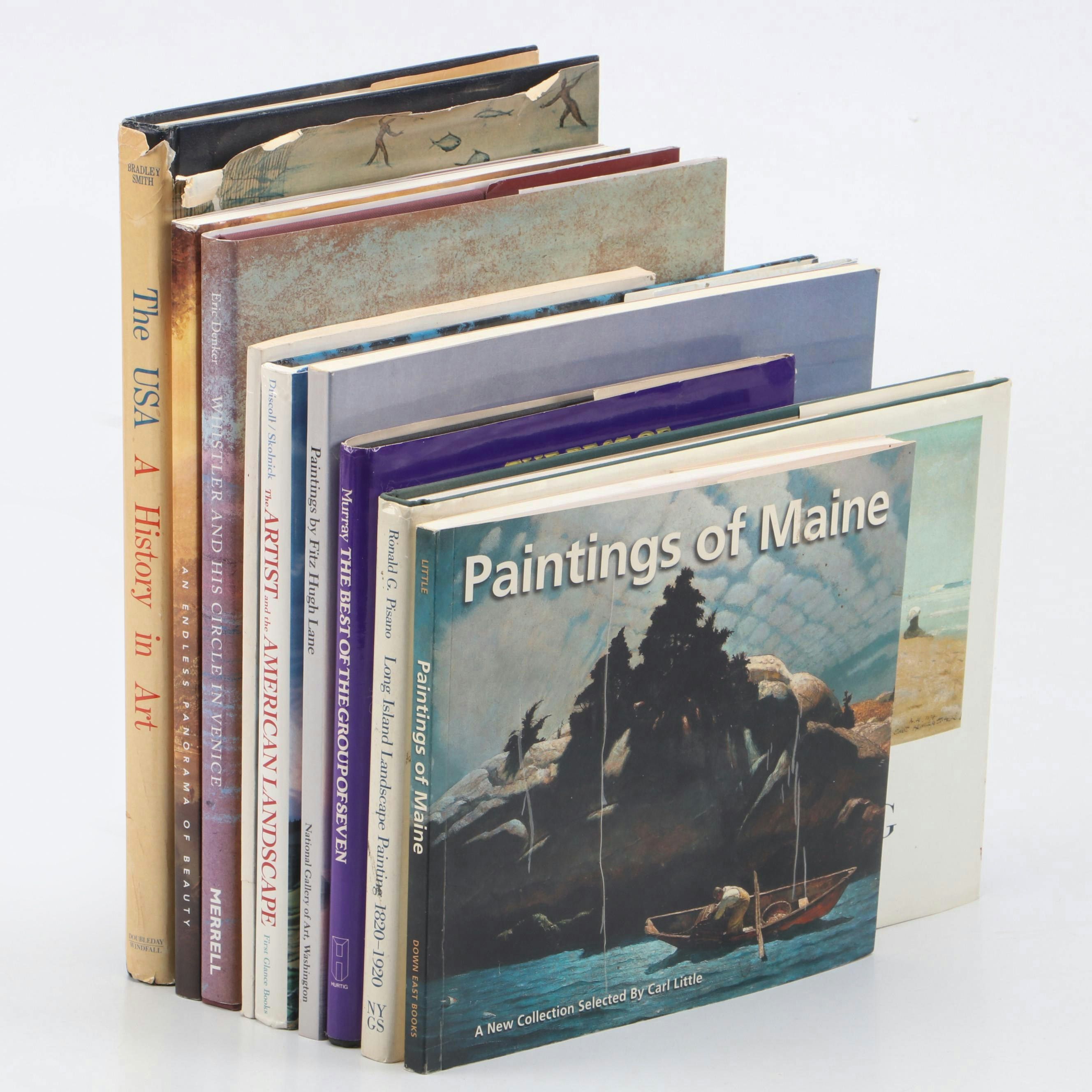 First Edition "Long Island Land Scape Painting" by Ronald G. Pisano and More