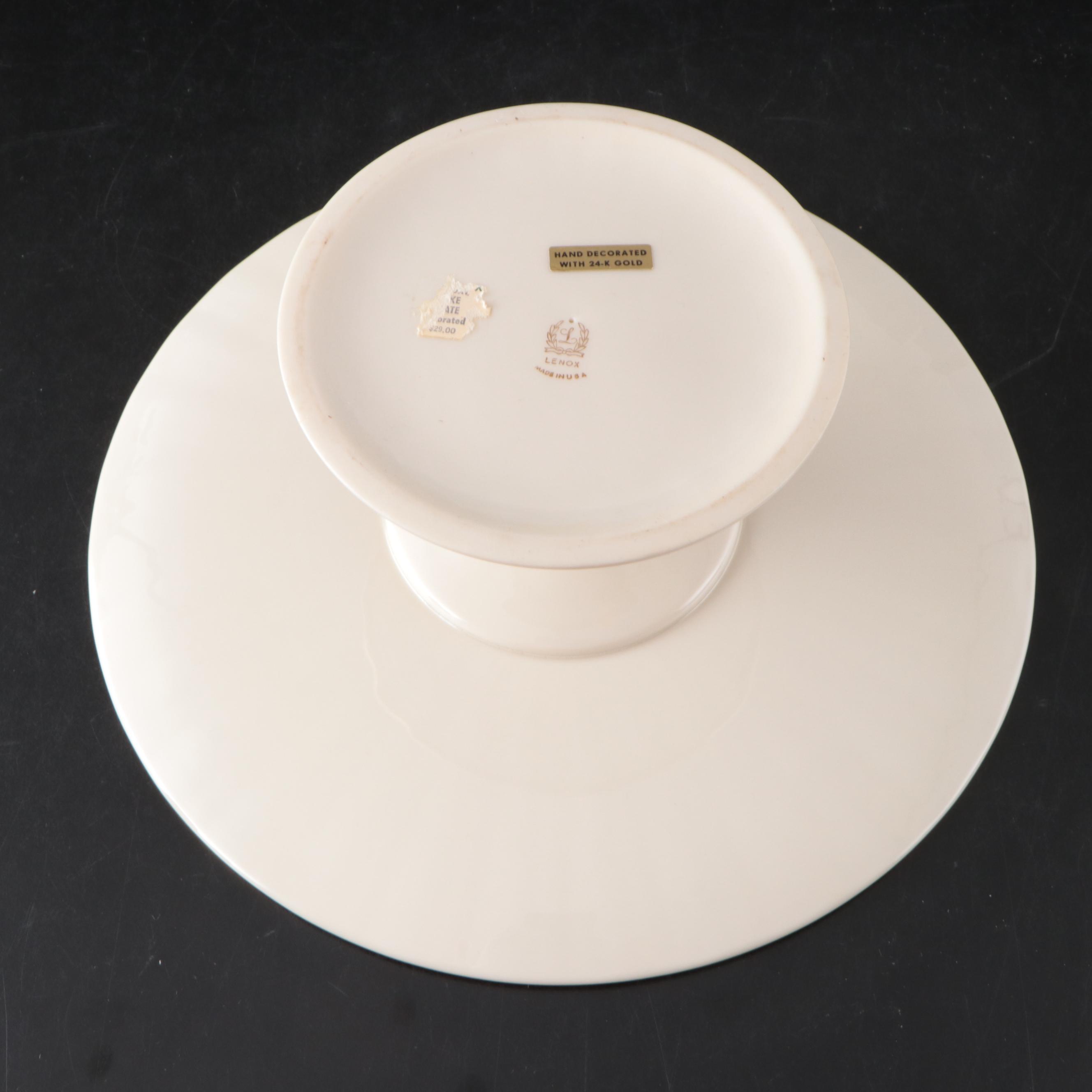 Lenox Bone China "Holiday" Platters, Bowls, and Other Table Accessories