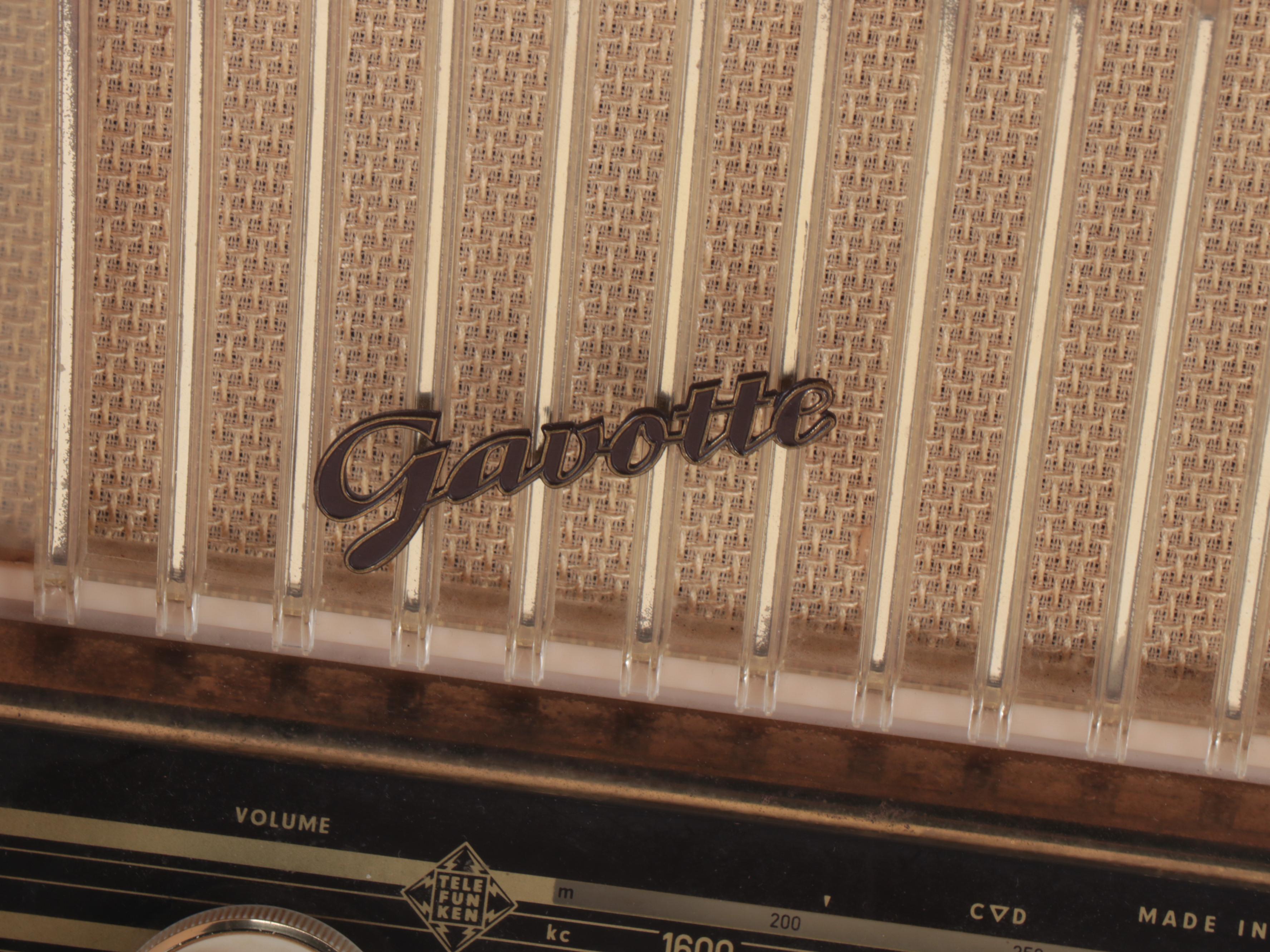 Telefunken "Gavotte" West German Export Tube Radio, 1960s