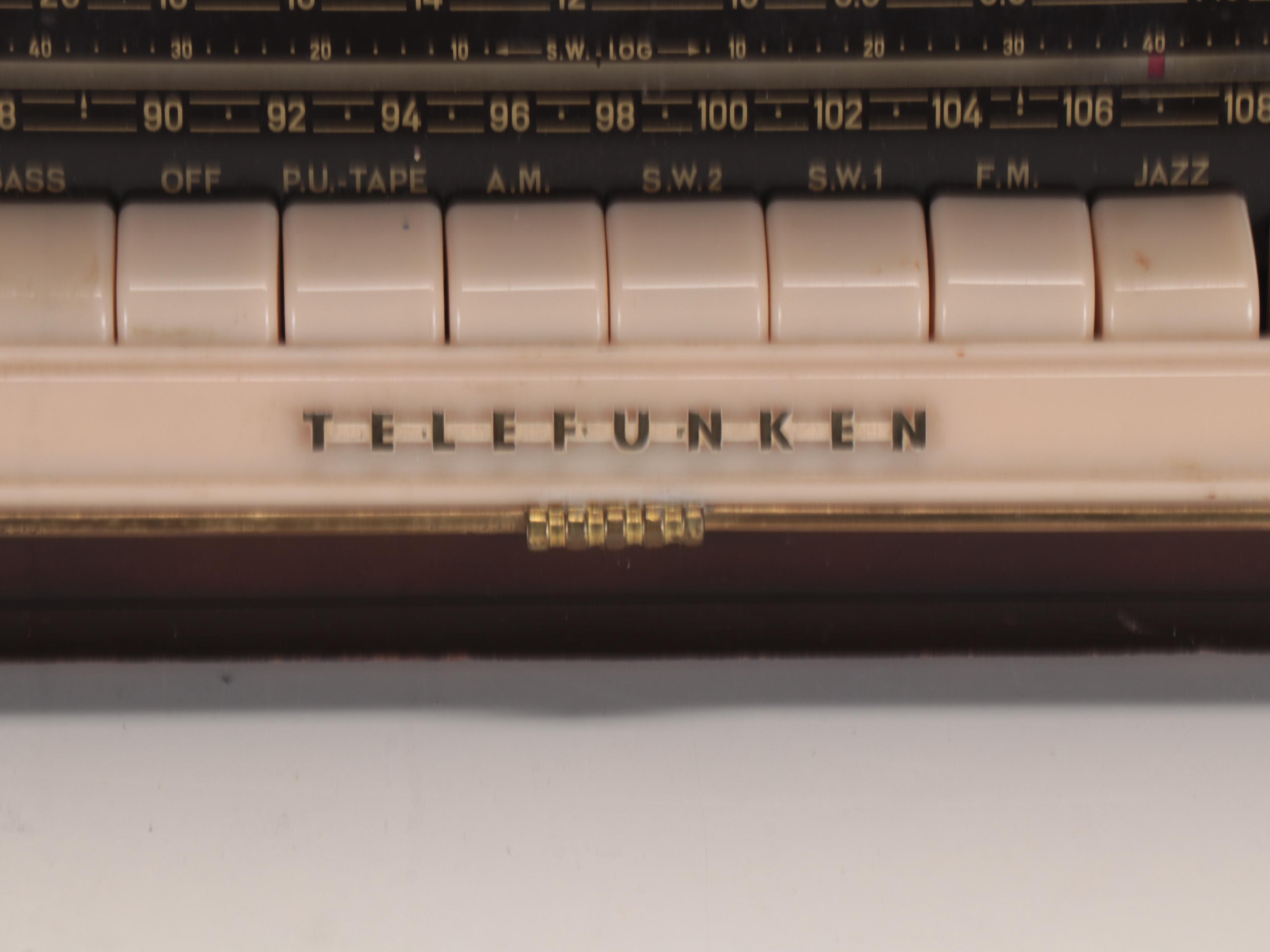 Telefunken "Gavotte" West German Export Tube Radio, 1960s