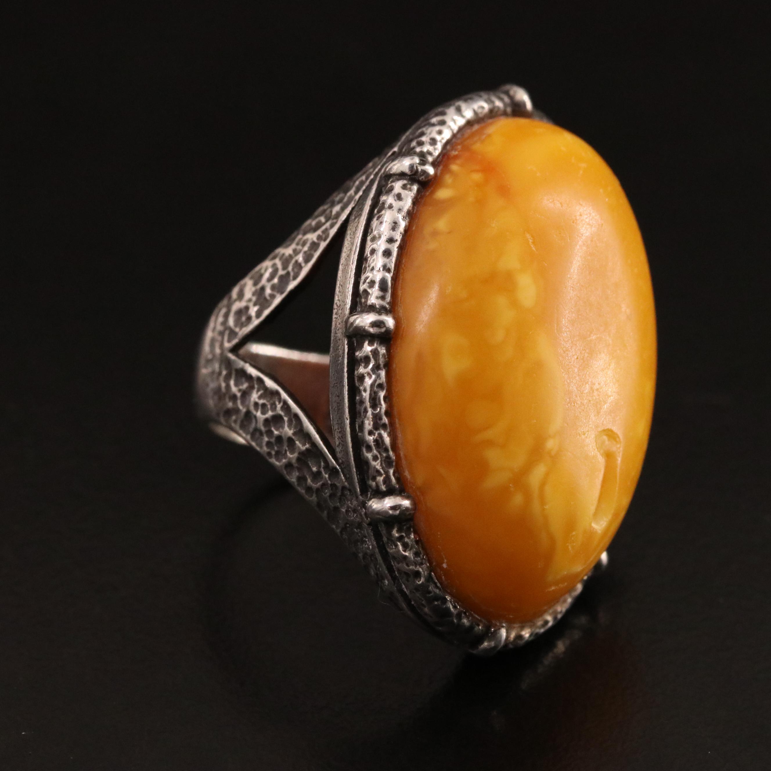 Sterling Amber Jewelry Featuring Mutton Fat
