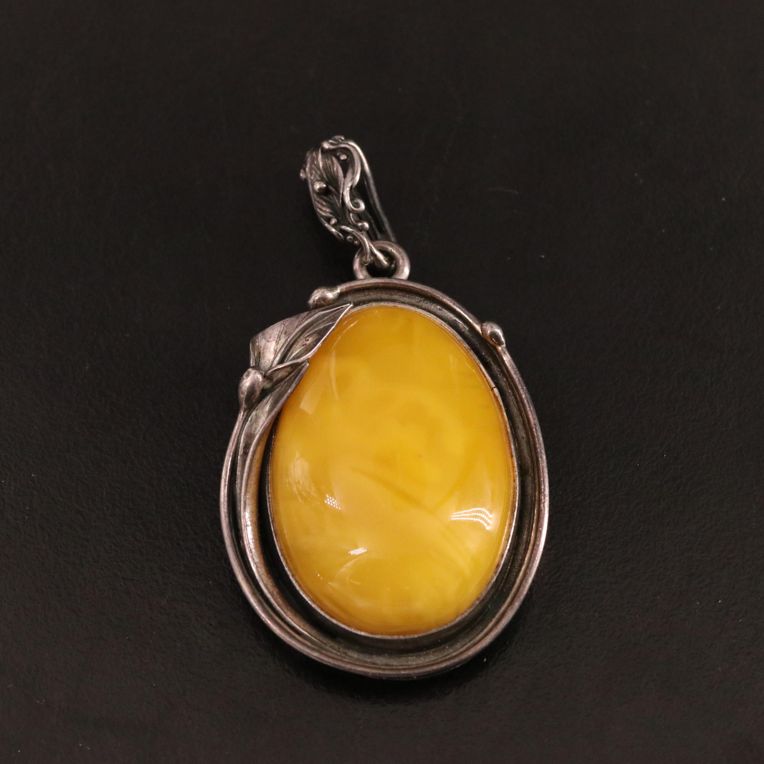 Sterling Amber Jewelry Featuring Mutton Fat
