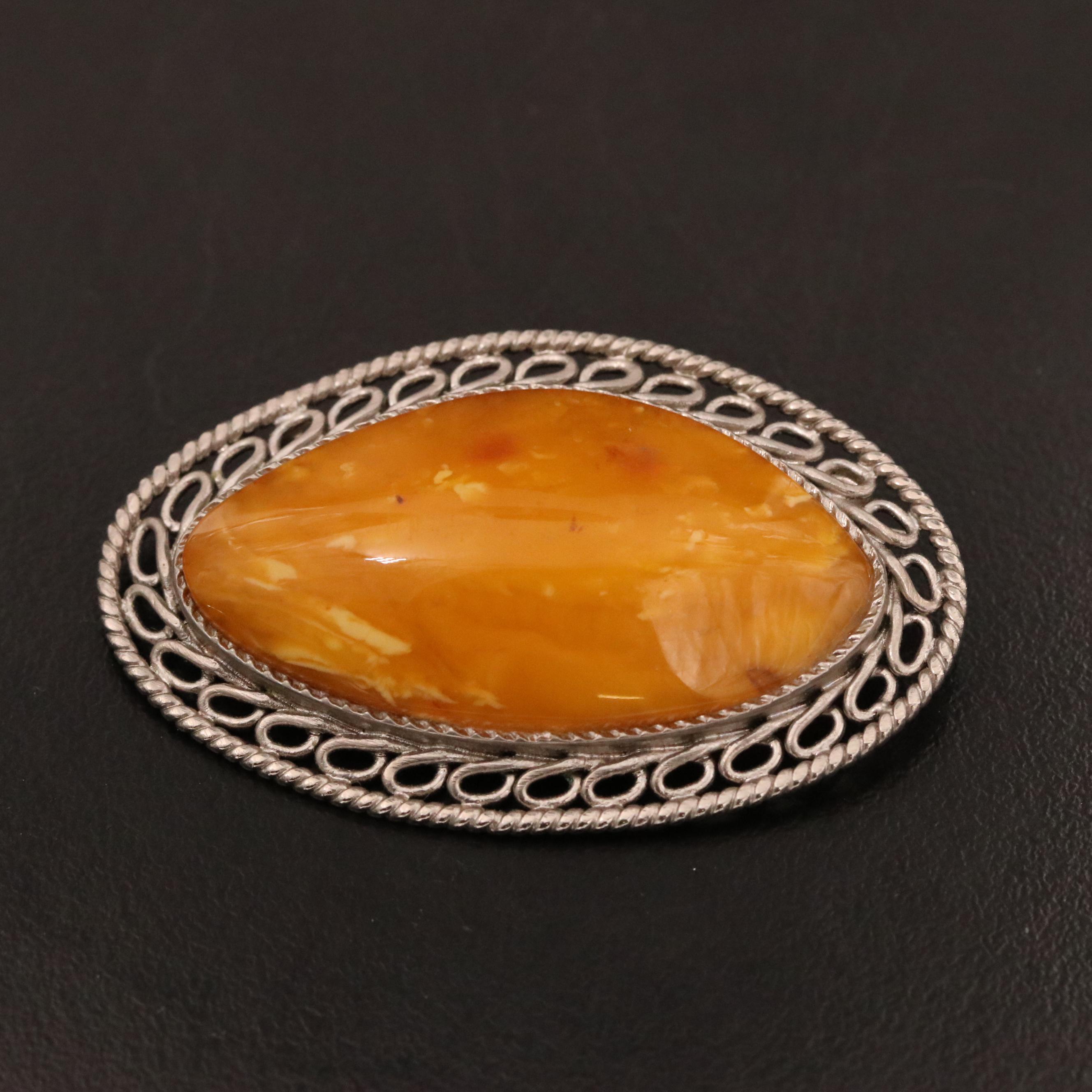 Sterling Amber Jewelry Featuring Mutton Fat