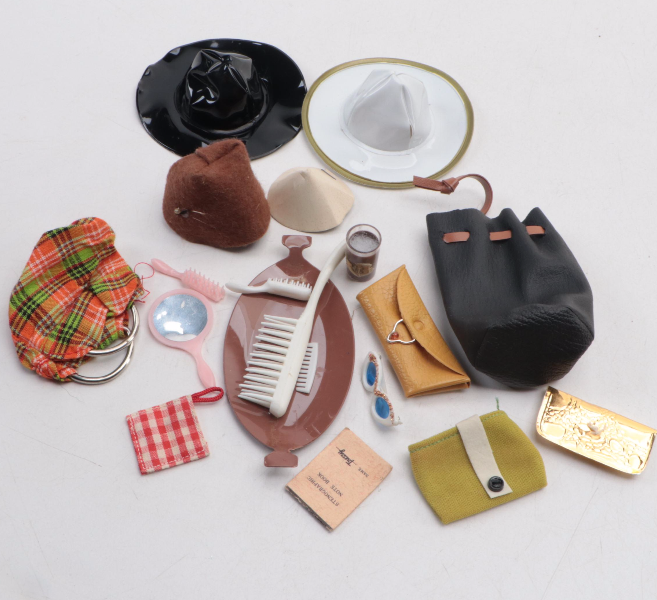 Mattel Barbie Doll with Clothes, Accessories and Case, Mid-20th Century