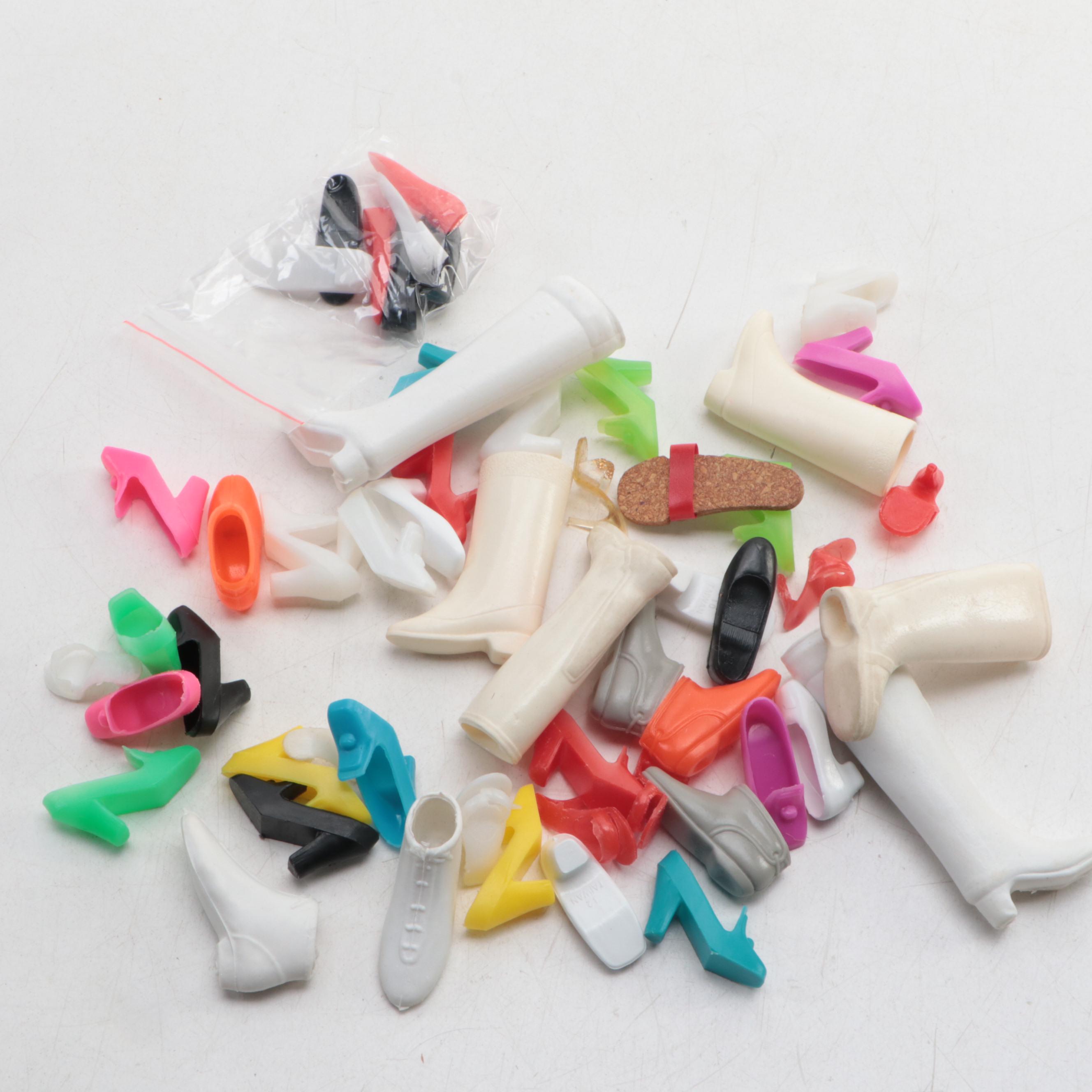 Mattel Barbie Doll with Clothes, Accessories and Case, Mid-20th Century