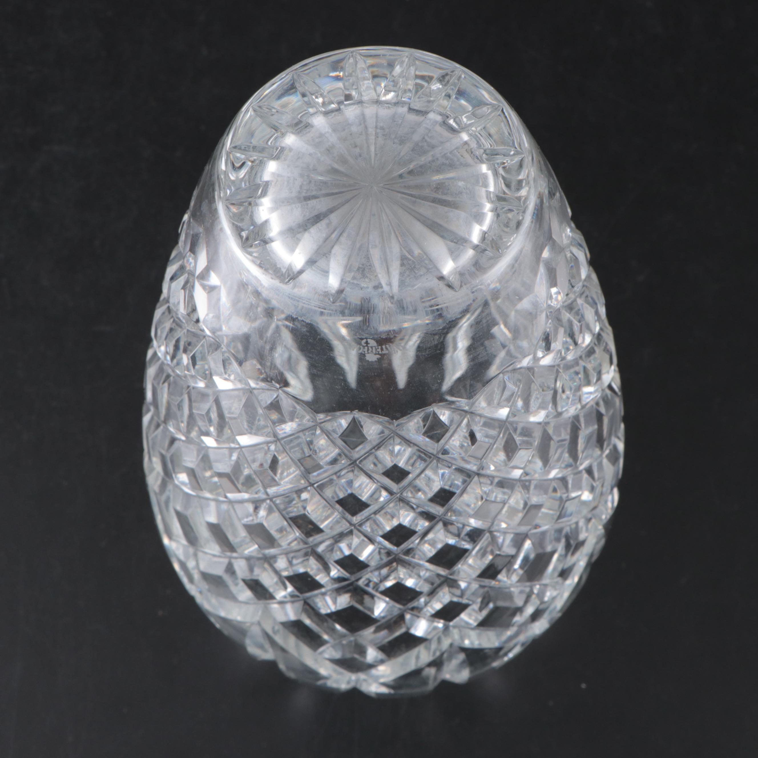 Waterford "Araglin" Crystal Flower Vase and Other Waterford Vases