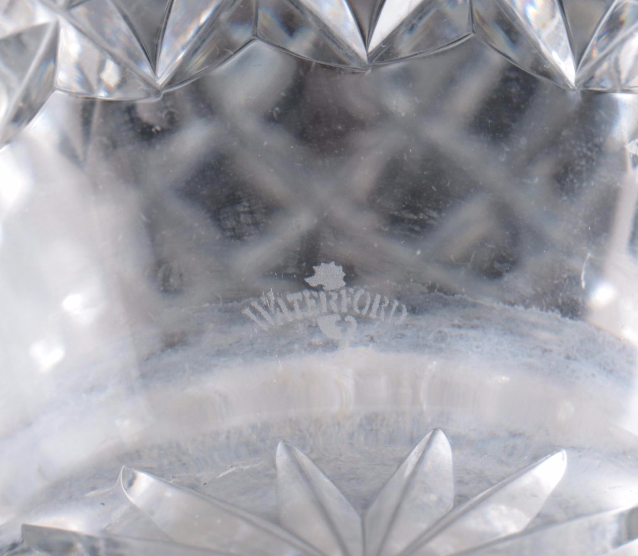 Waterford "Araglin" Crystal Flower Vase and Other Waterford Vases