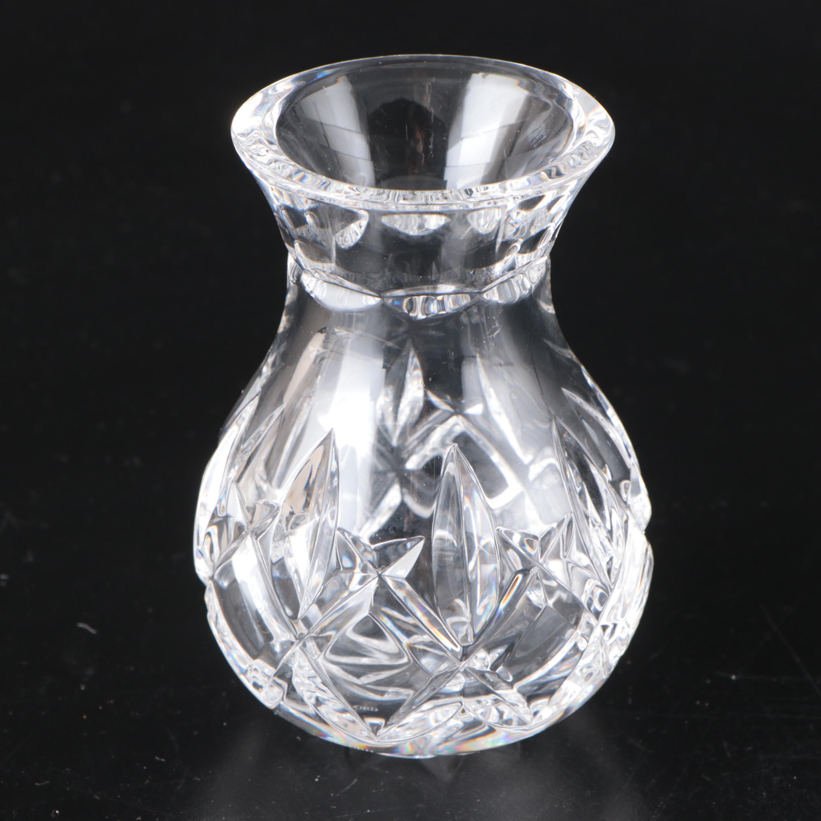 Waterford "Araglin" Crystal Flower Vase and Other Waterford Vases