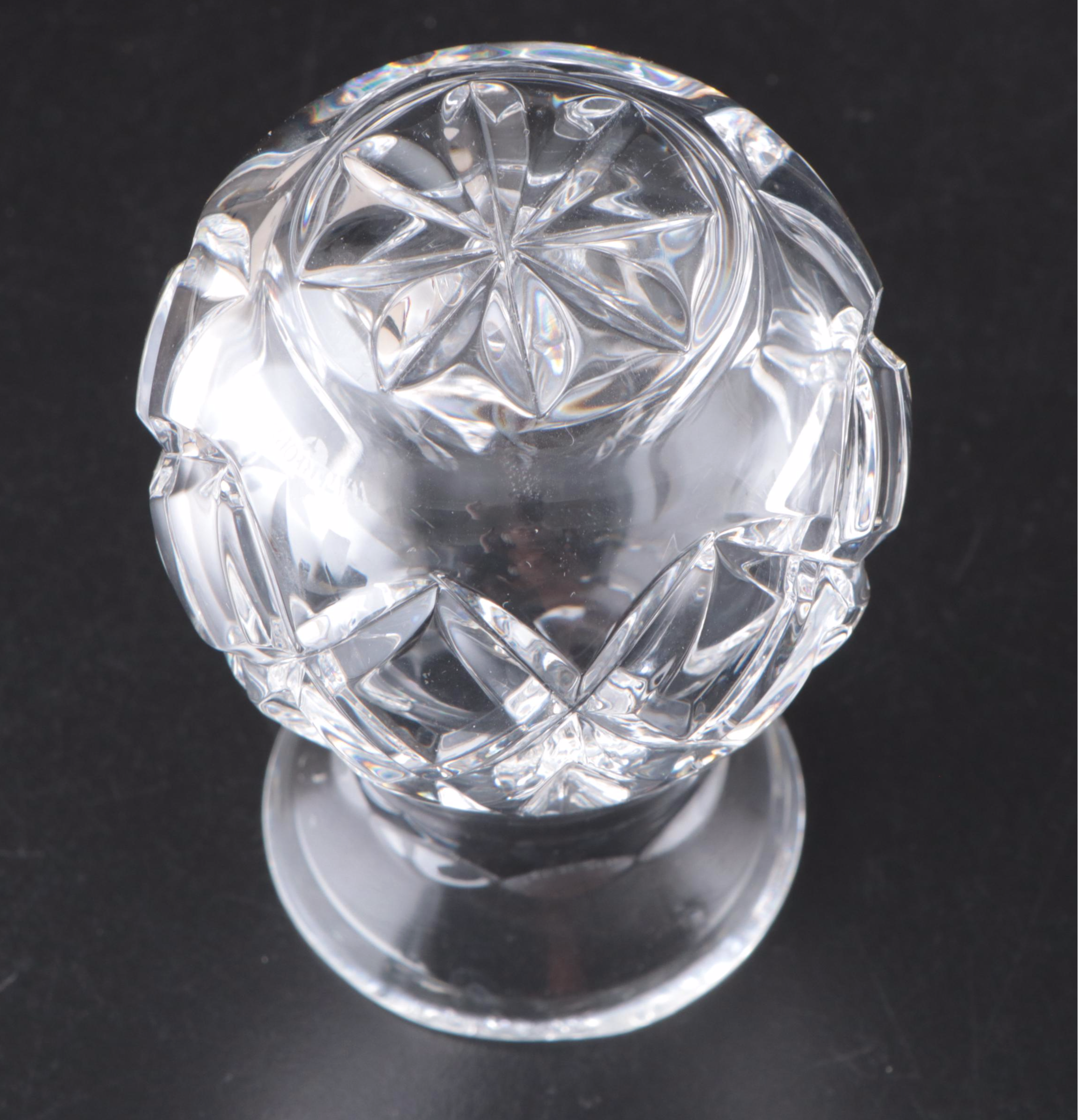 Waterford "Araglin" Crystal Flower Vase and Other Waterford Vases