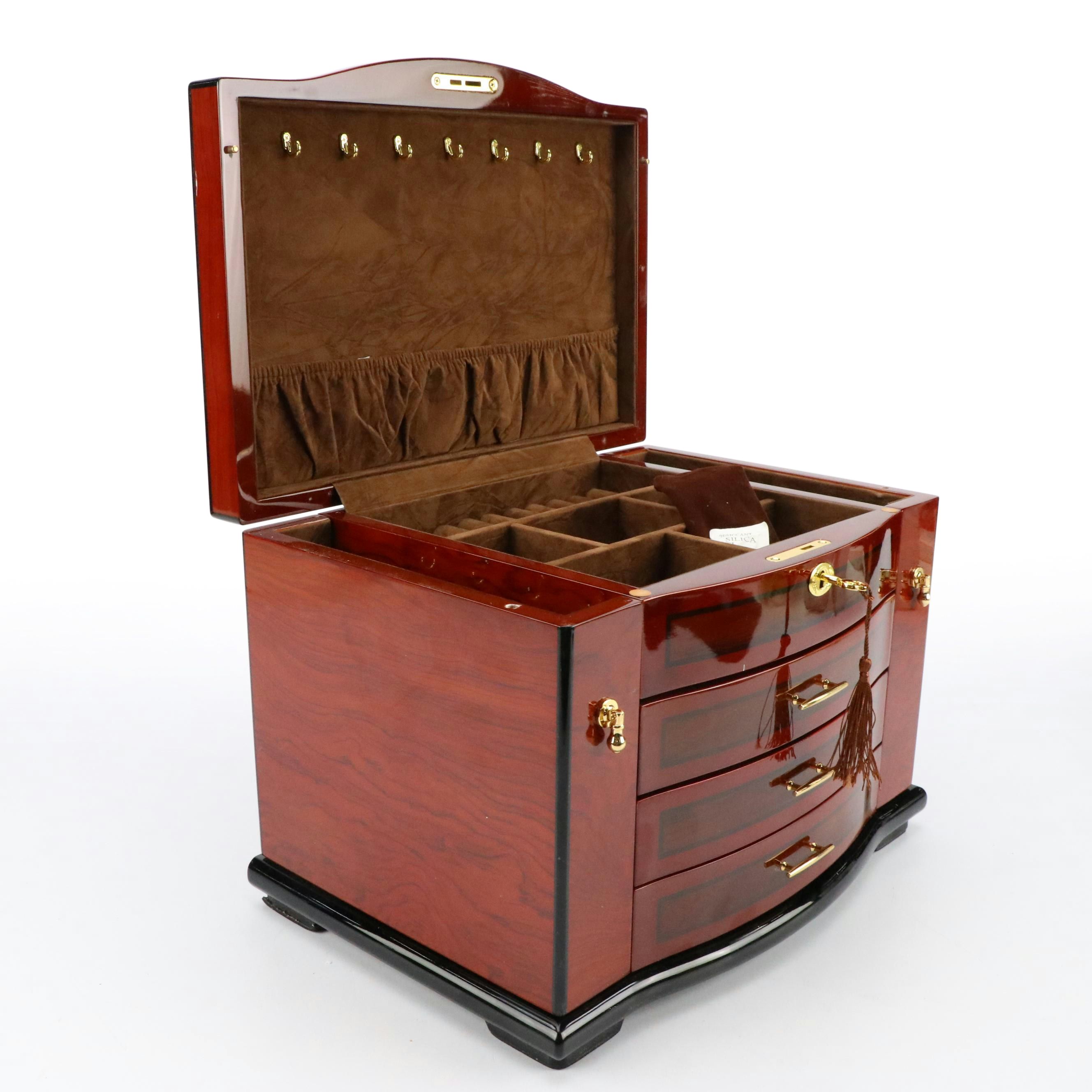 Jere High Gloss Finish Jewelry Box