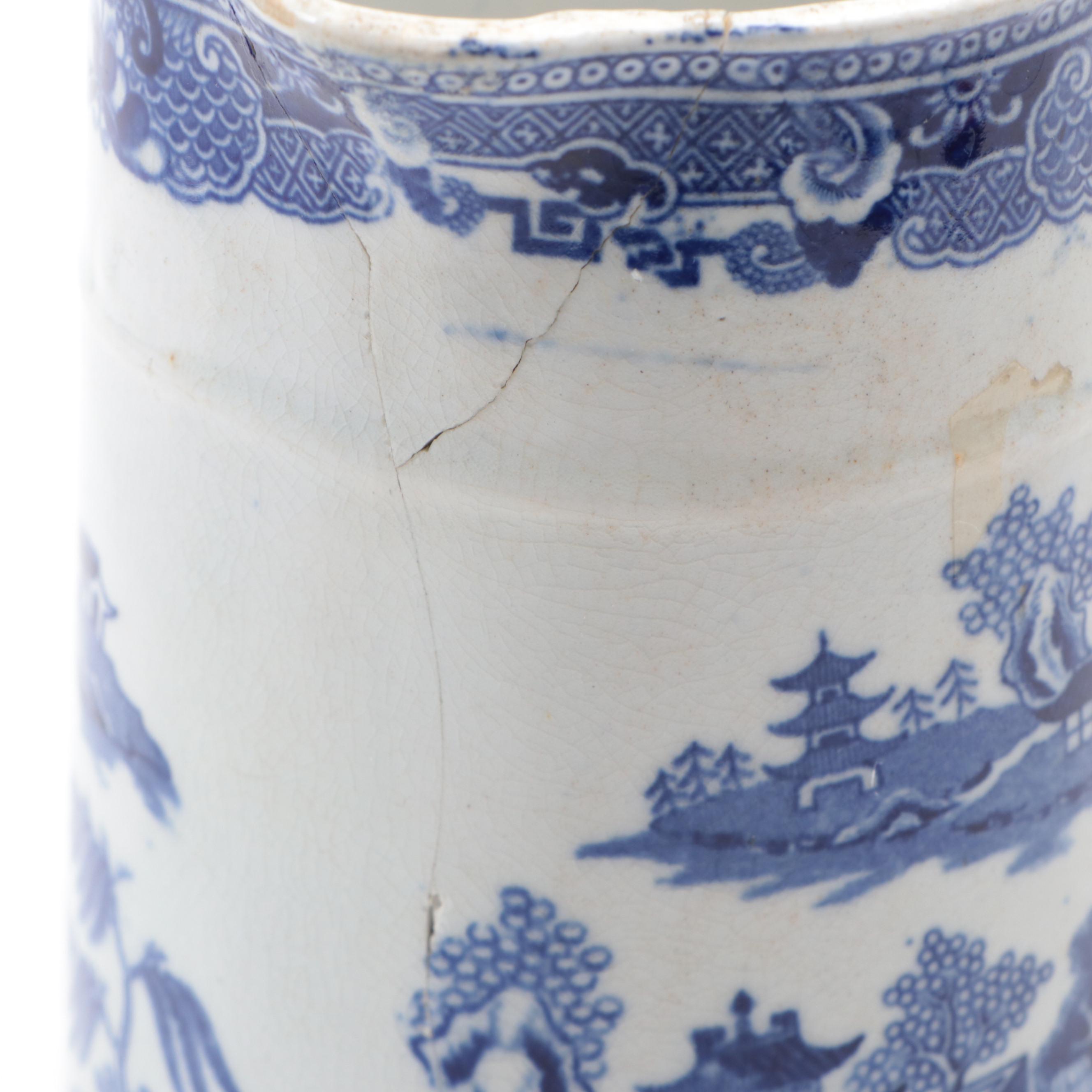 Coalport Bone China "Willow" Cups and Saucers with Ridways Pitcher