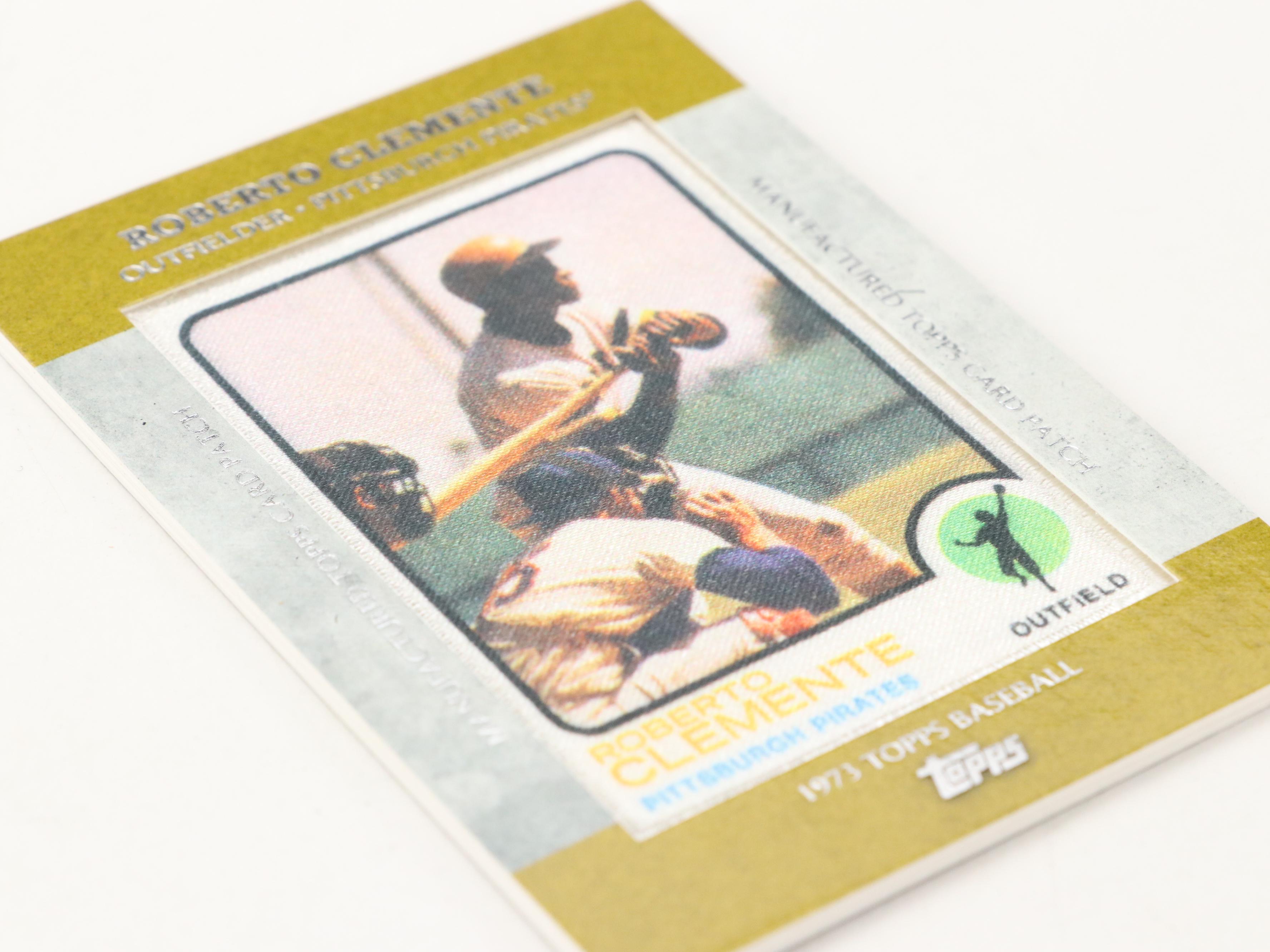 Roberto Clemente Baseball Cards and Bobblehead with Pittsburgh Pirates Hat