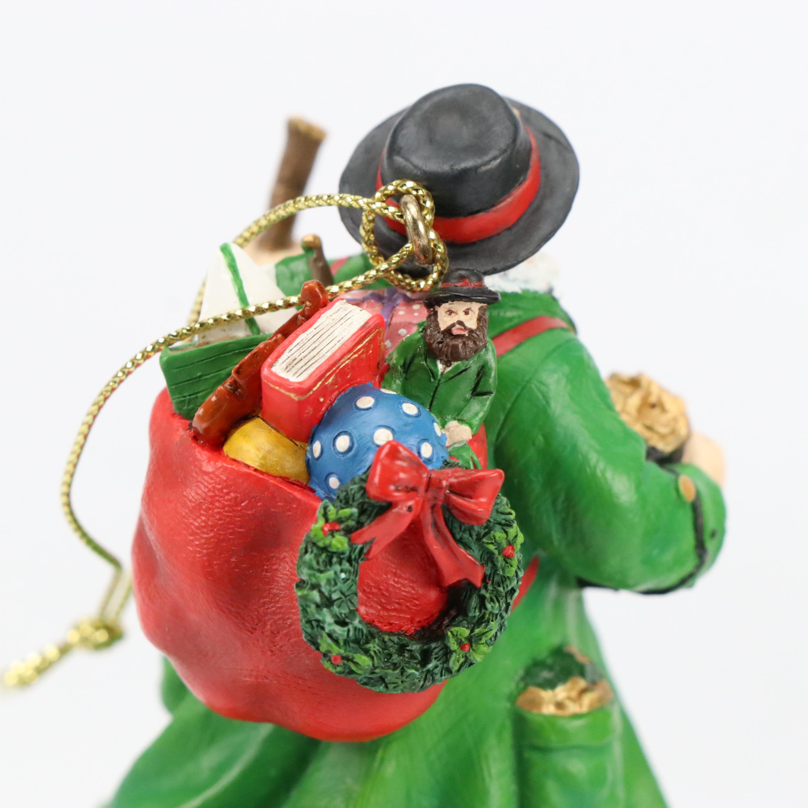 Pipka Santas St. Patrick of Ireland Santa and Lucky Irish Santa Figurines