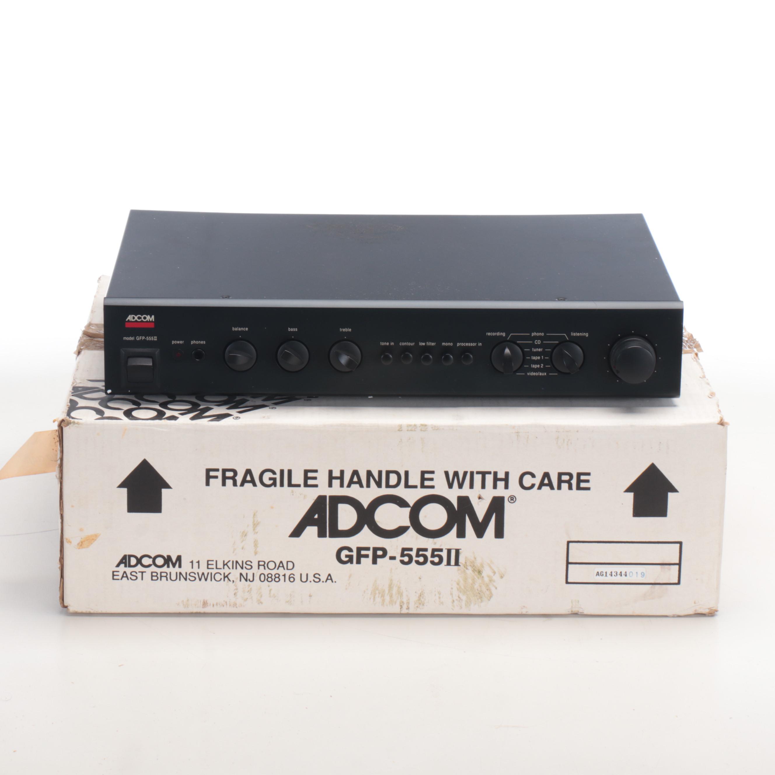 Adcom GFP-555II Stereo Preamplifier, Late 20th Century