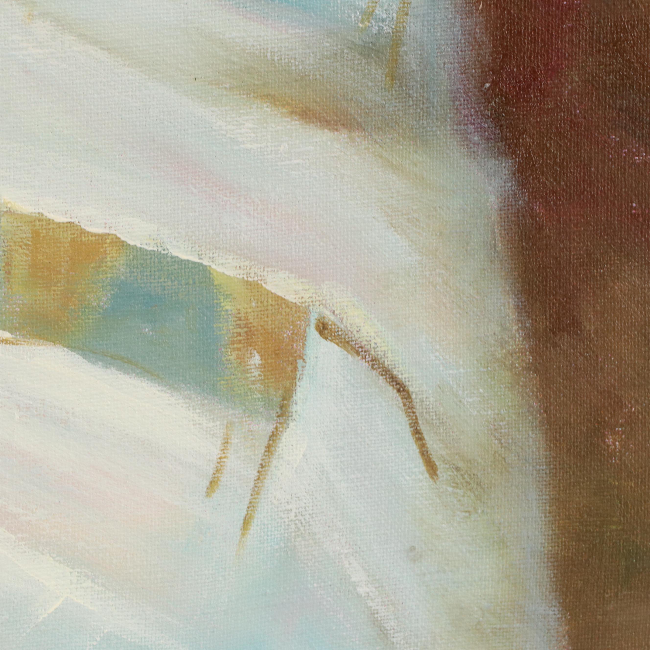 Oil Painting Portrait of Native American Man