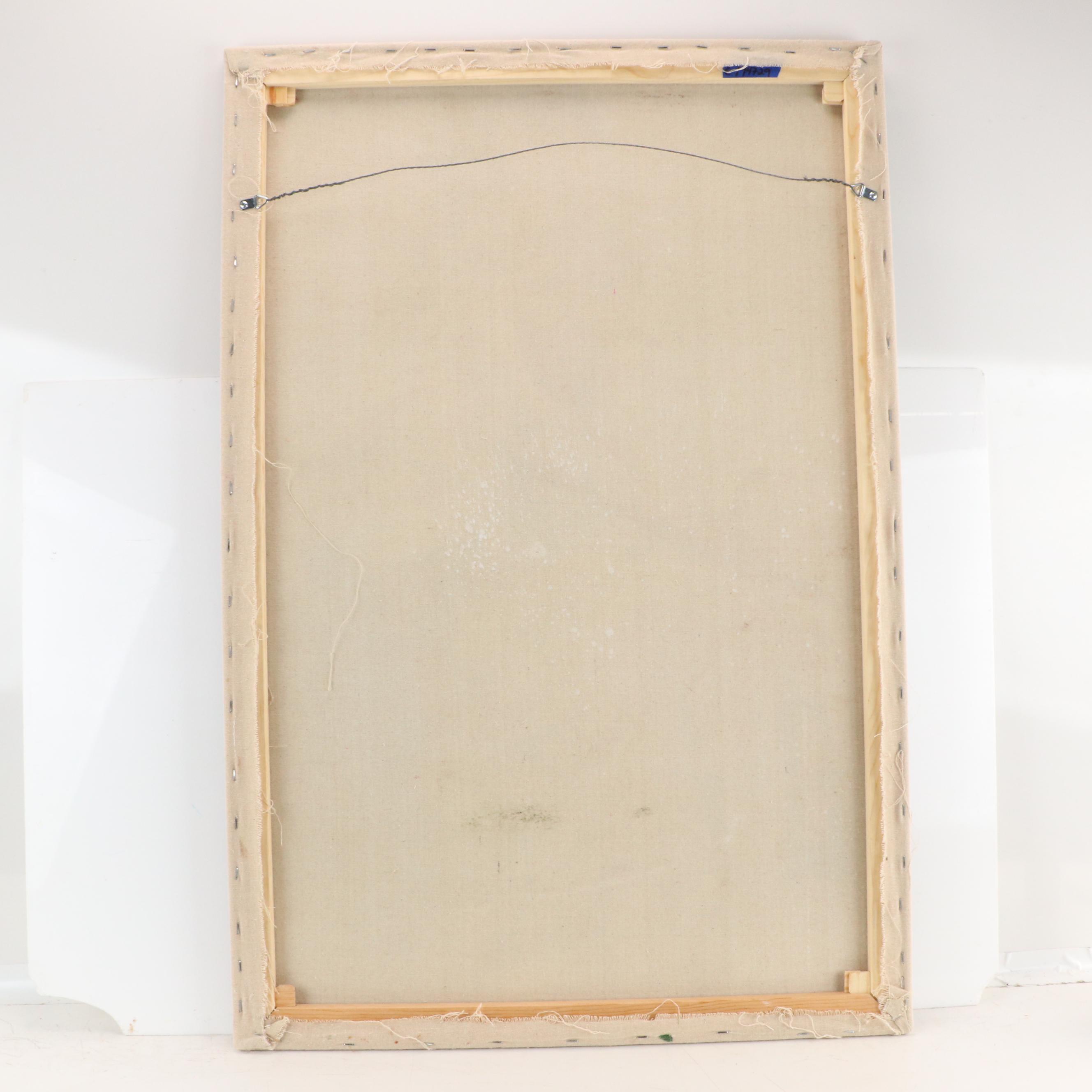 Oil Painting Portrait of Native American Man