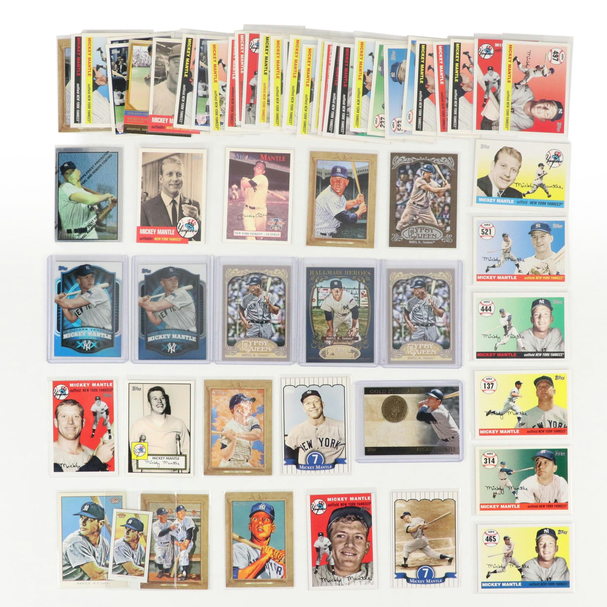 Topps Gypsy Queen and More Mickey Mantle Baseball Cards, 2000s–2010s