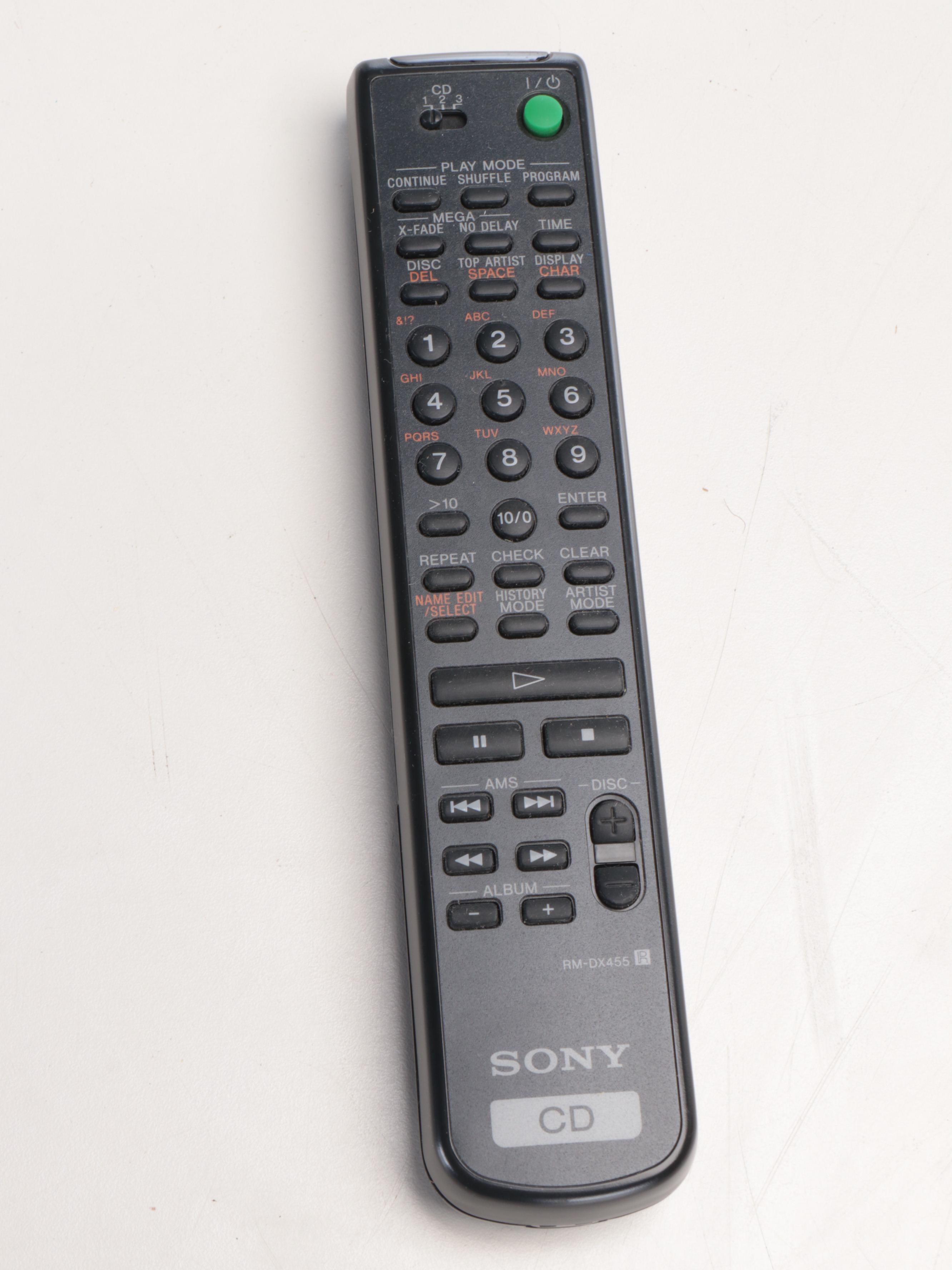 Sony CDP-CX455 400-Disc CD Changer/Player with Remote, 2002