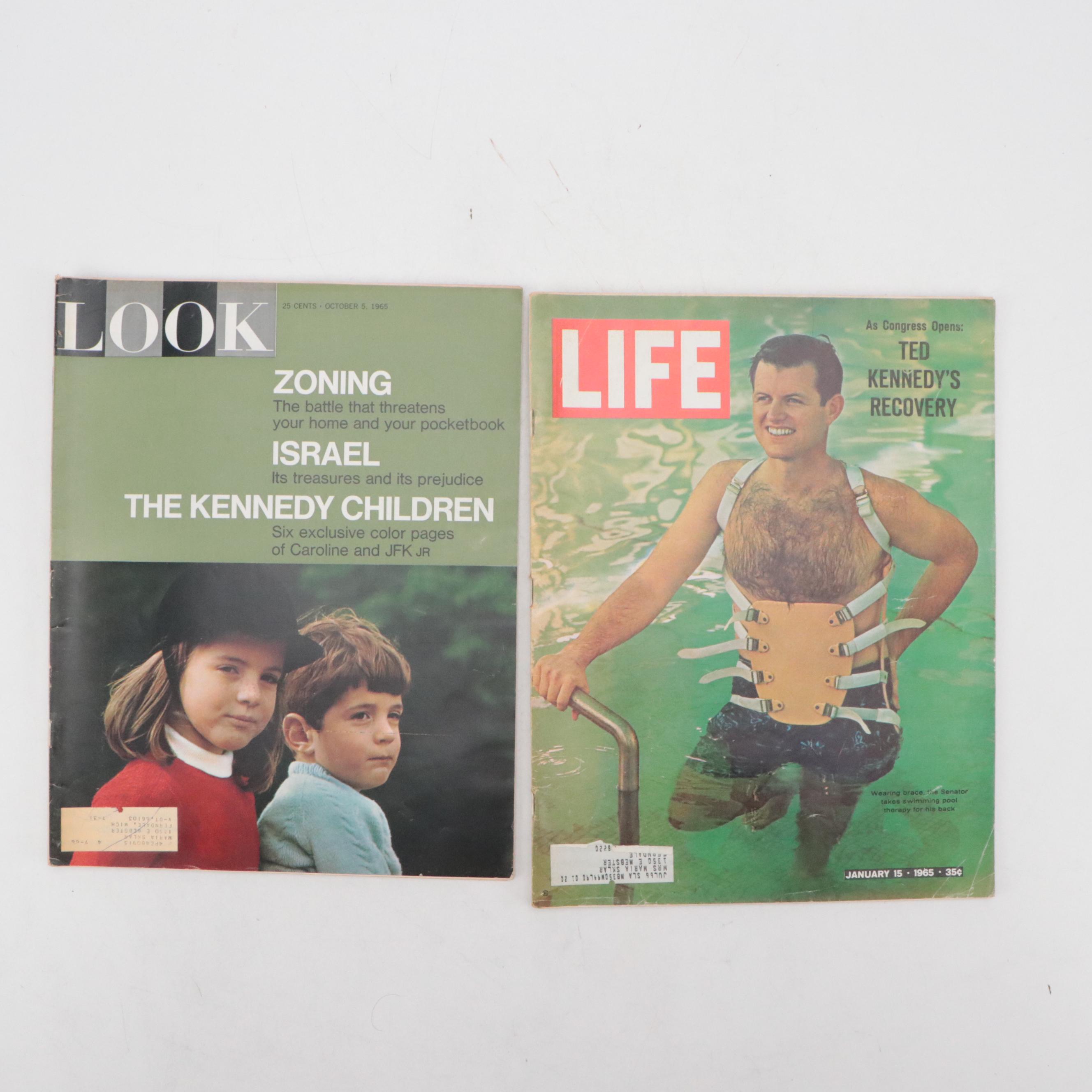 "LIFE," "LOOK," "Saturday Evening Post" Magazines Featuring Ted Kennedy and More