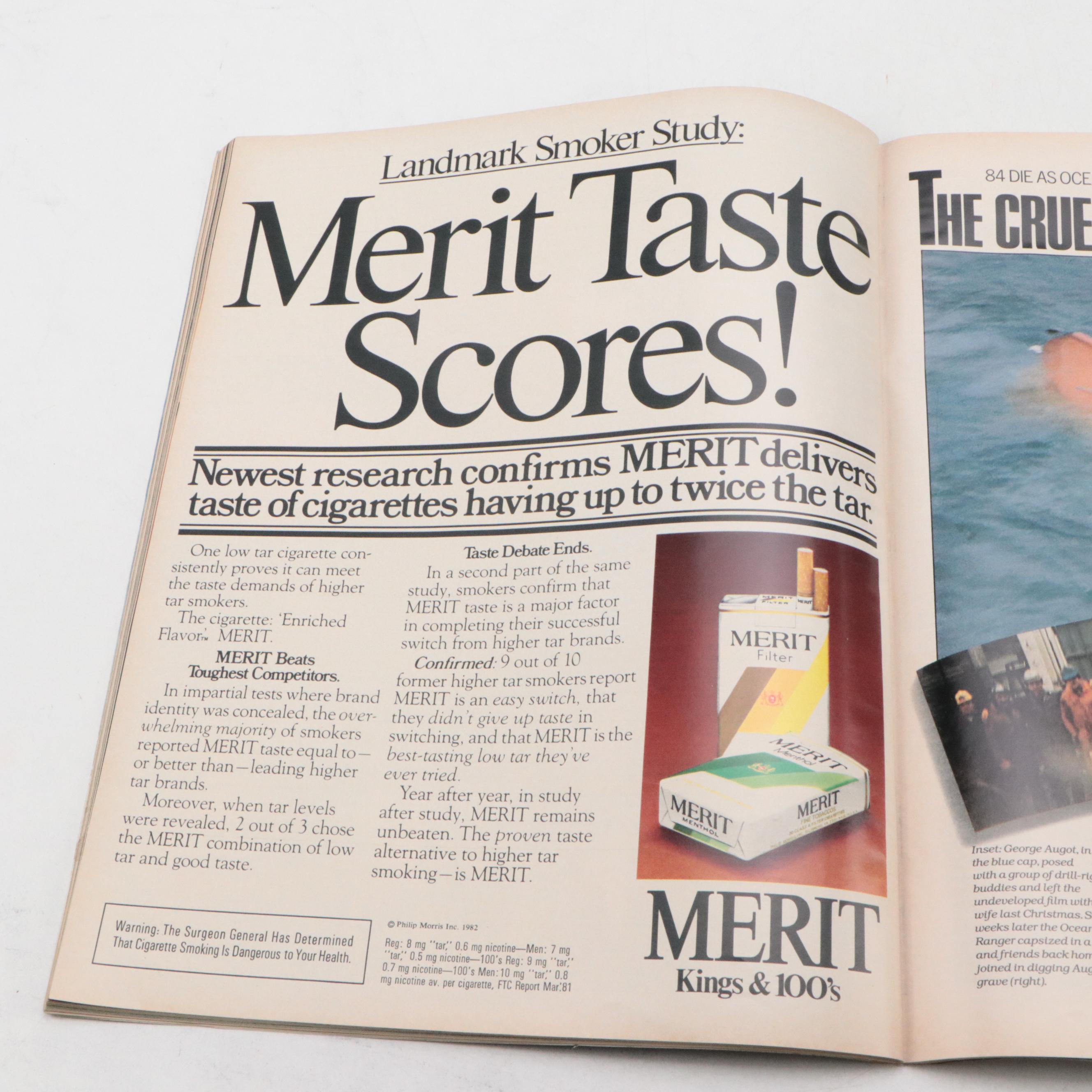 "LIFE" and "Newsweek" Magazines Featuring Ronald Reagan, Brooke Shields and More