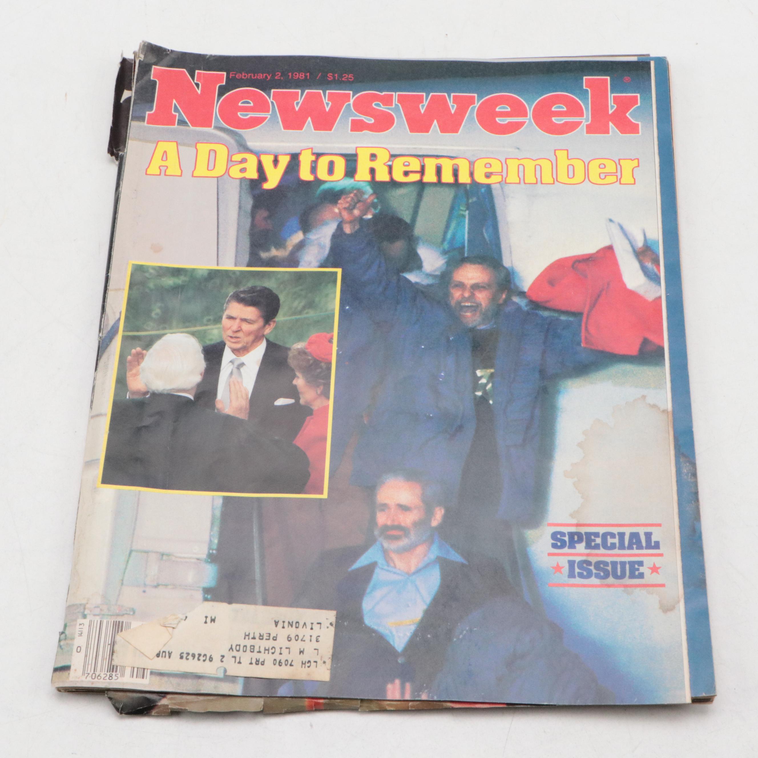 "LIFE" and "Newsweek" Magazines Featuring Ronald Reagan, Brooke Shields and More