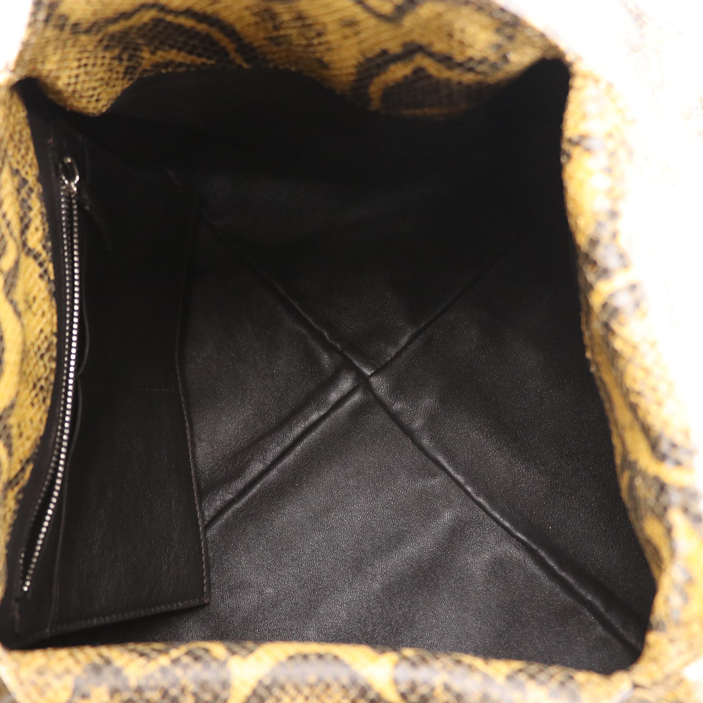 Givenchy Python Print Leather Pyramid Bag