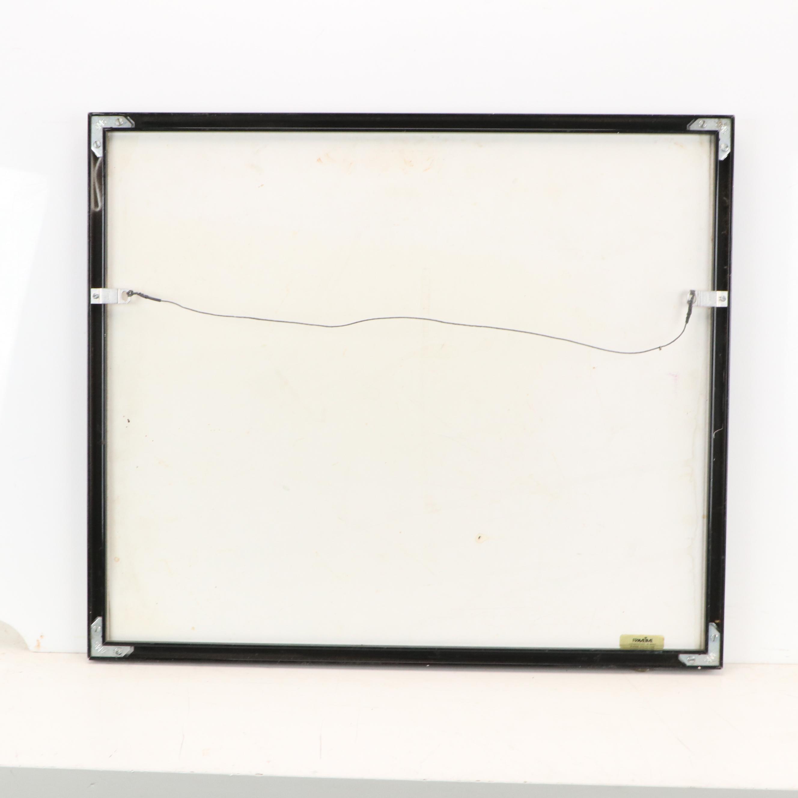 Ink Drawing of Motorcycle Rider