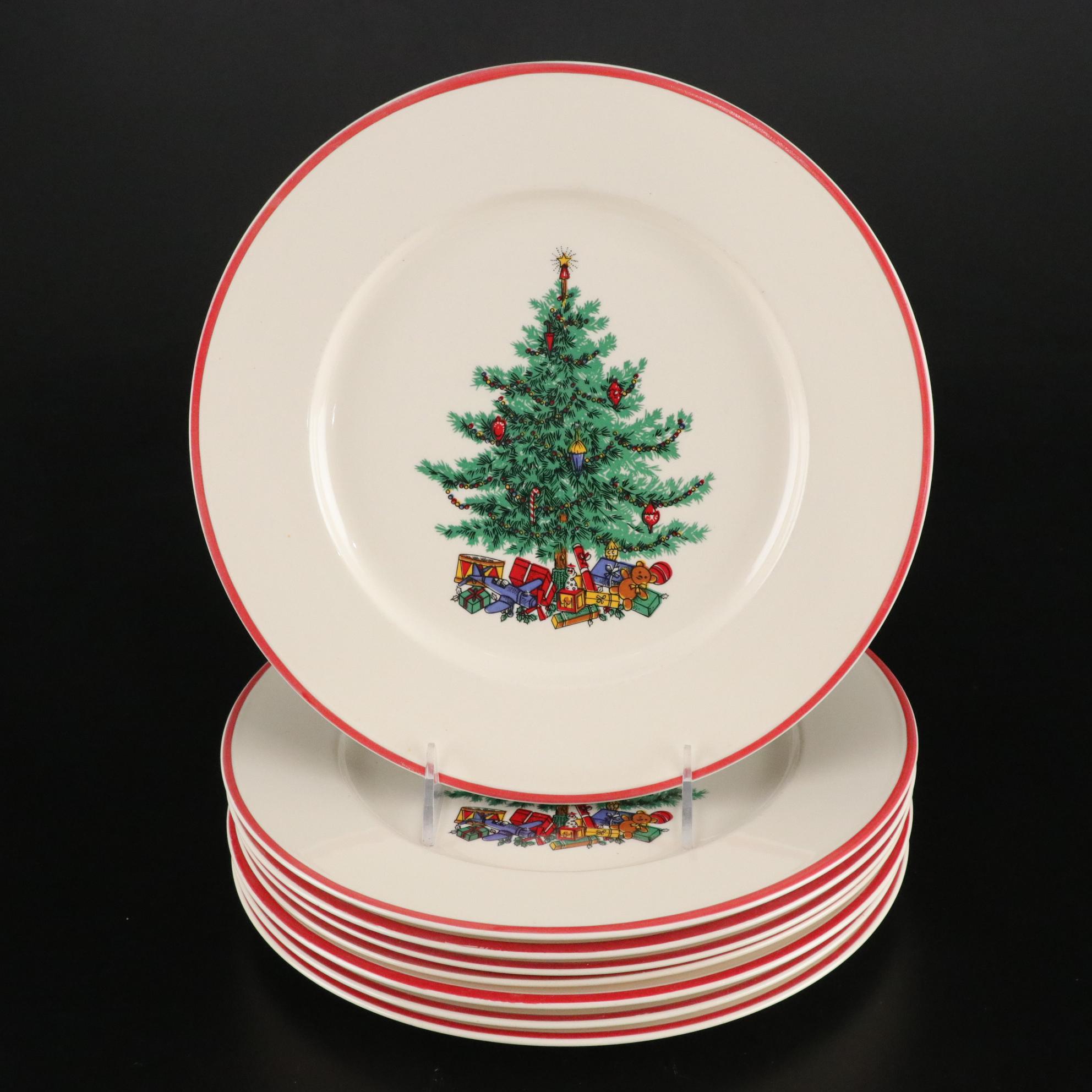 Taylor,Smith & Taylor "Holly Spruce" Christmas Dinnerware