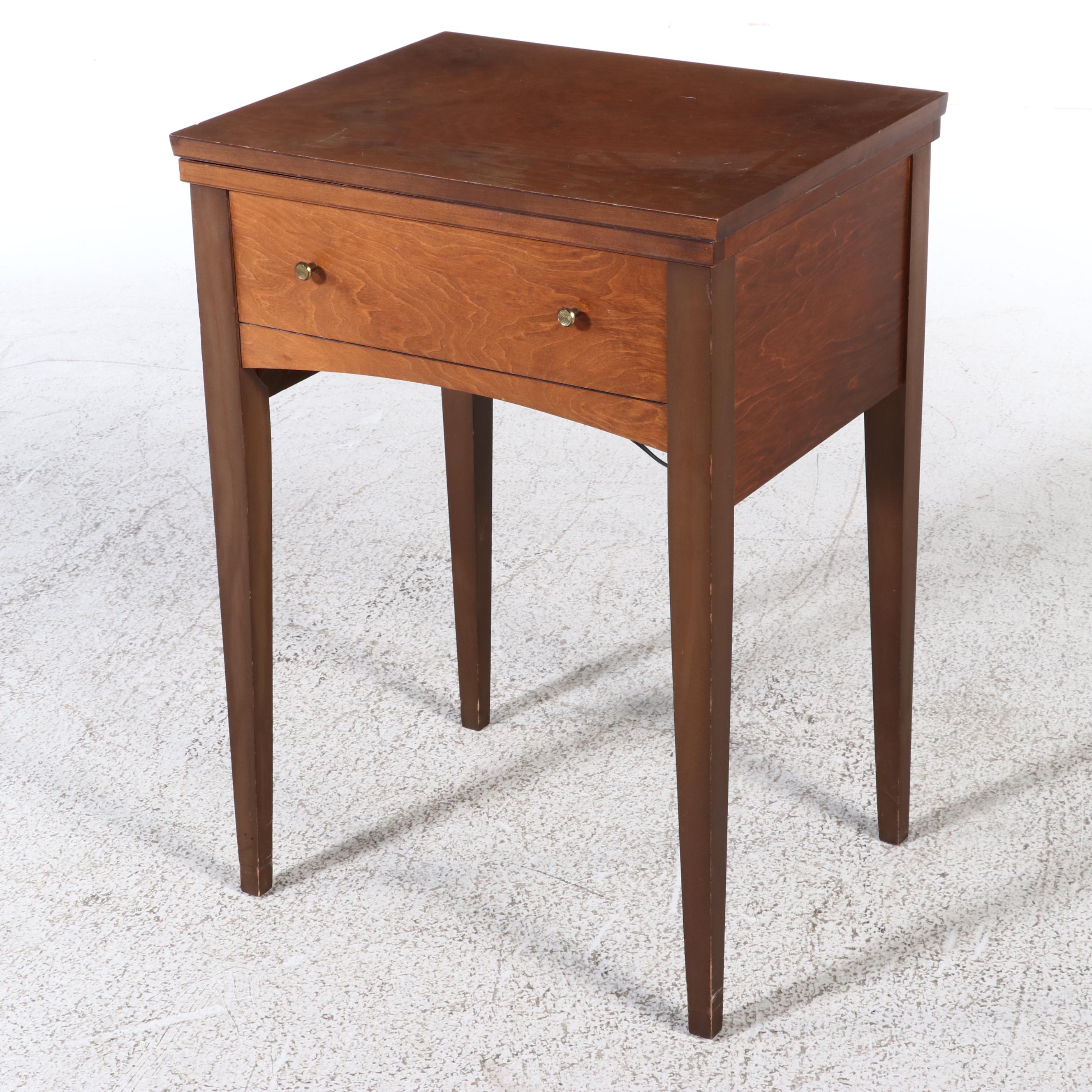 Sears Kenmore Model 566 9102 Sewing Machine and Cabinet