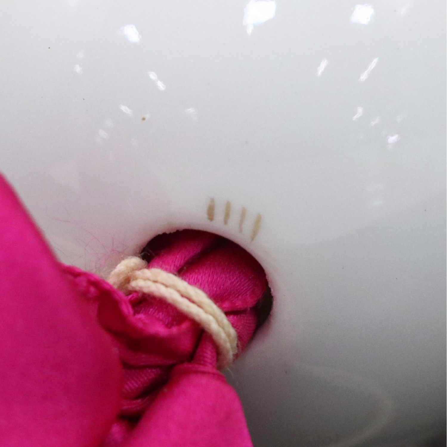 Russian Imperial Porcelain Factory Porcelain Easter Egg with Imperial Monogram