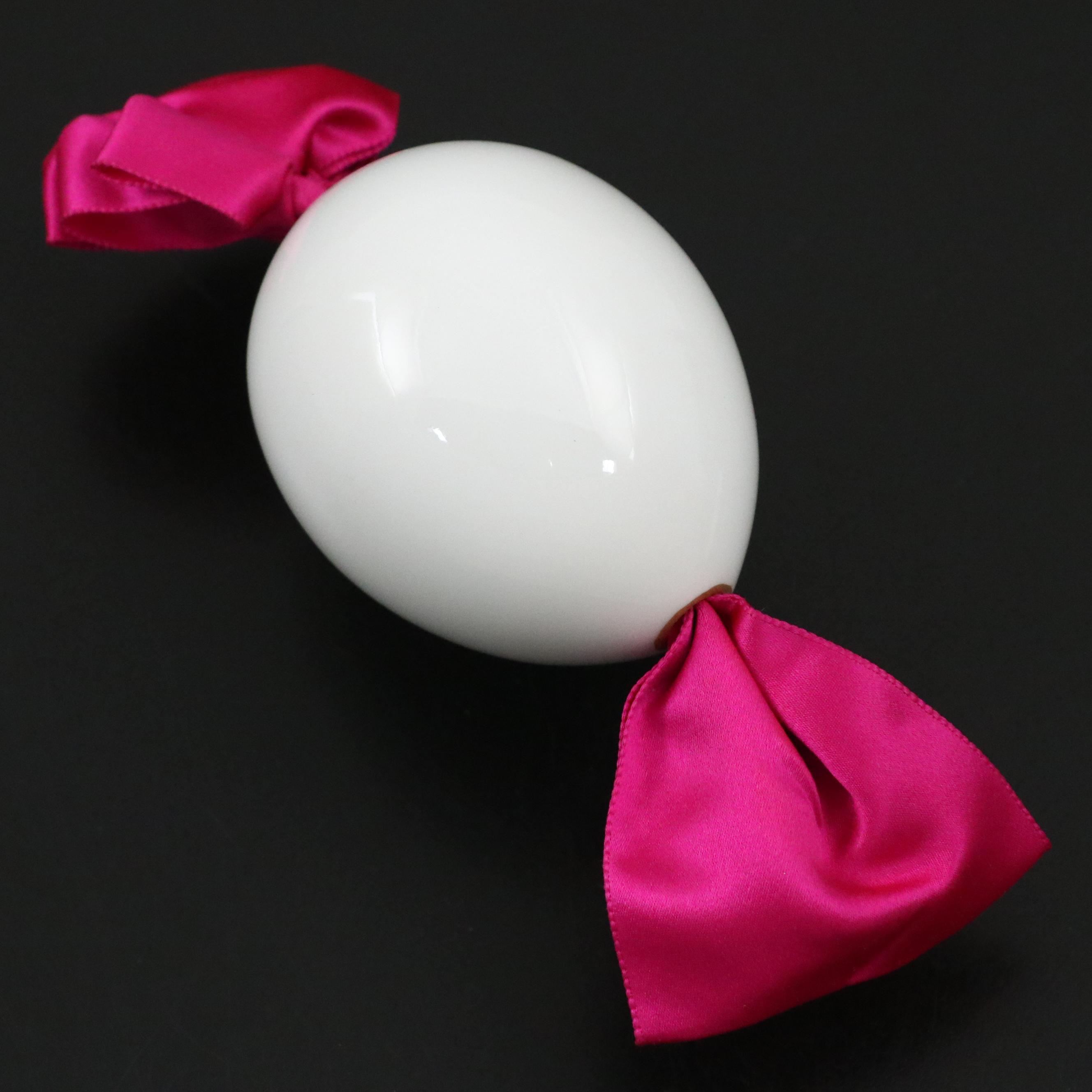 Russian Imperial Porcelain Factory Porcelain Easter Egg with Imperial Monogram