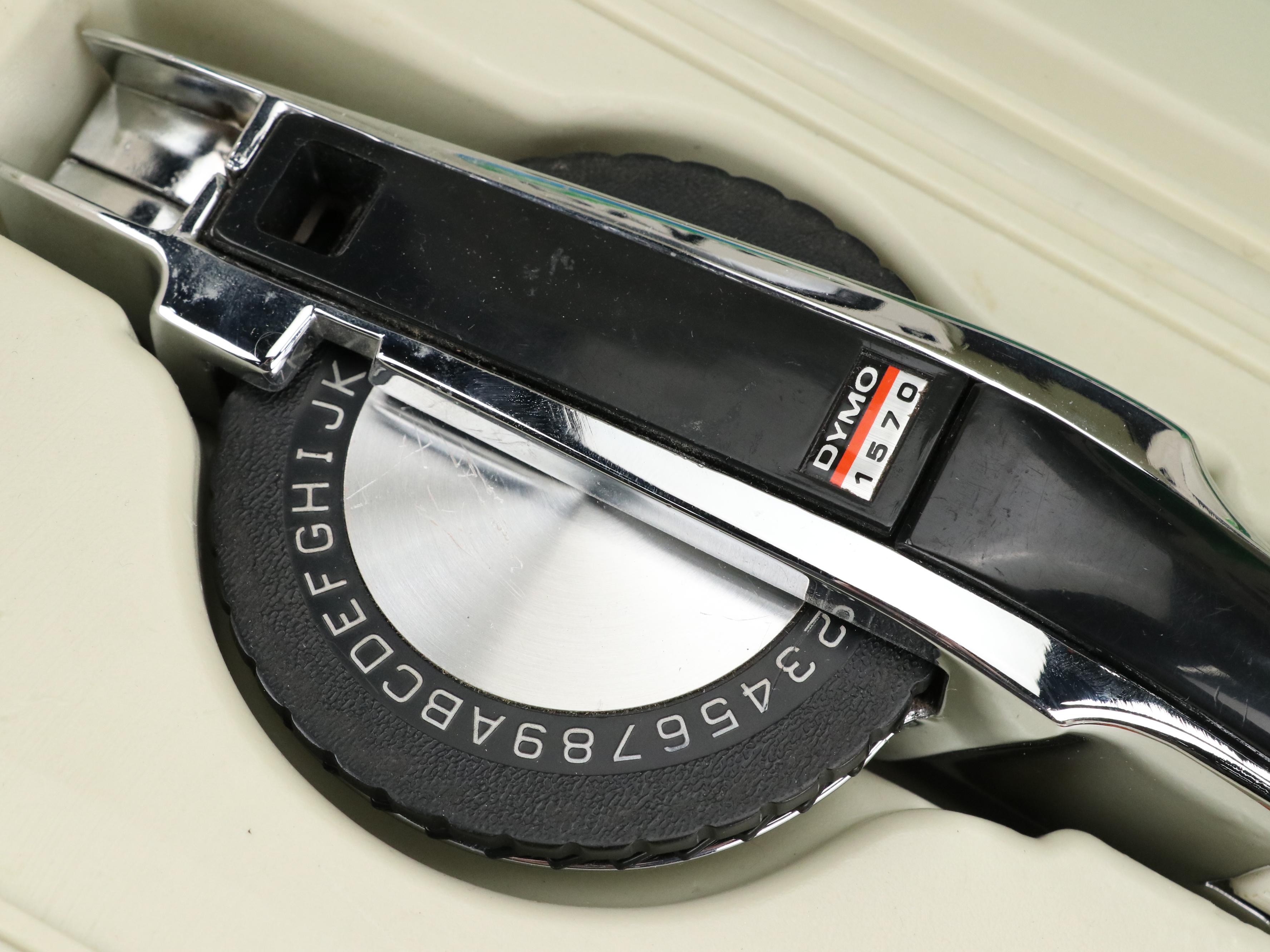 Dymo Label Maker with Tape Rolls, Embossing Wheels, Accessories