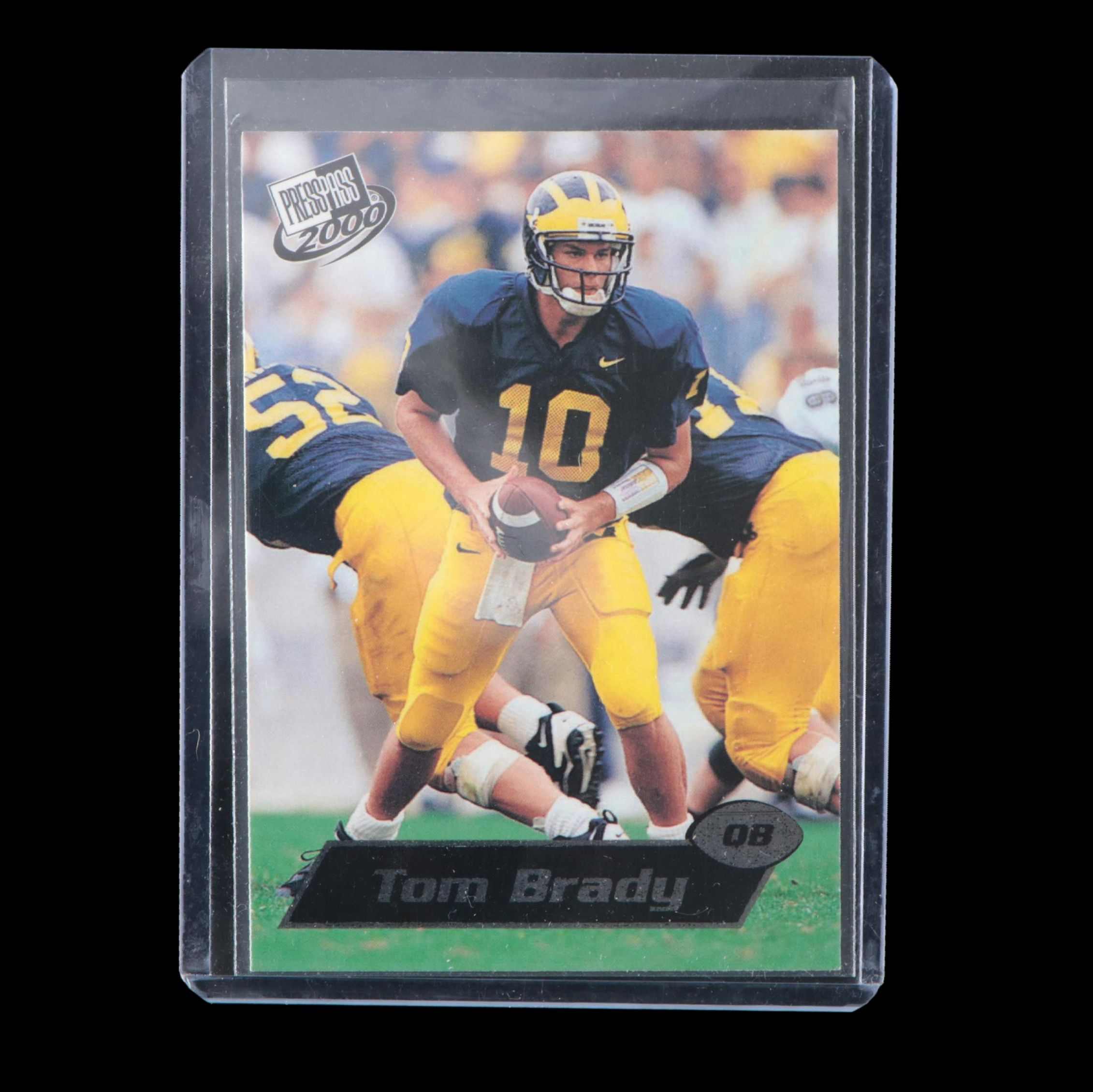 2000 Press Pass Tom Brady Rookie Football Card