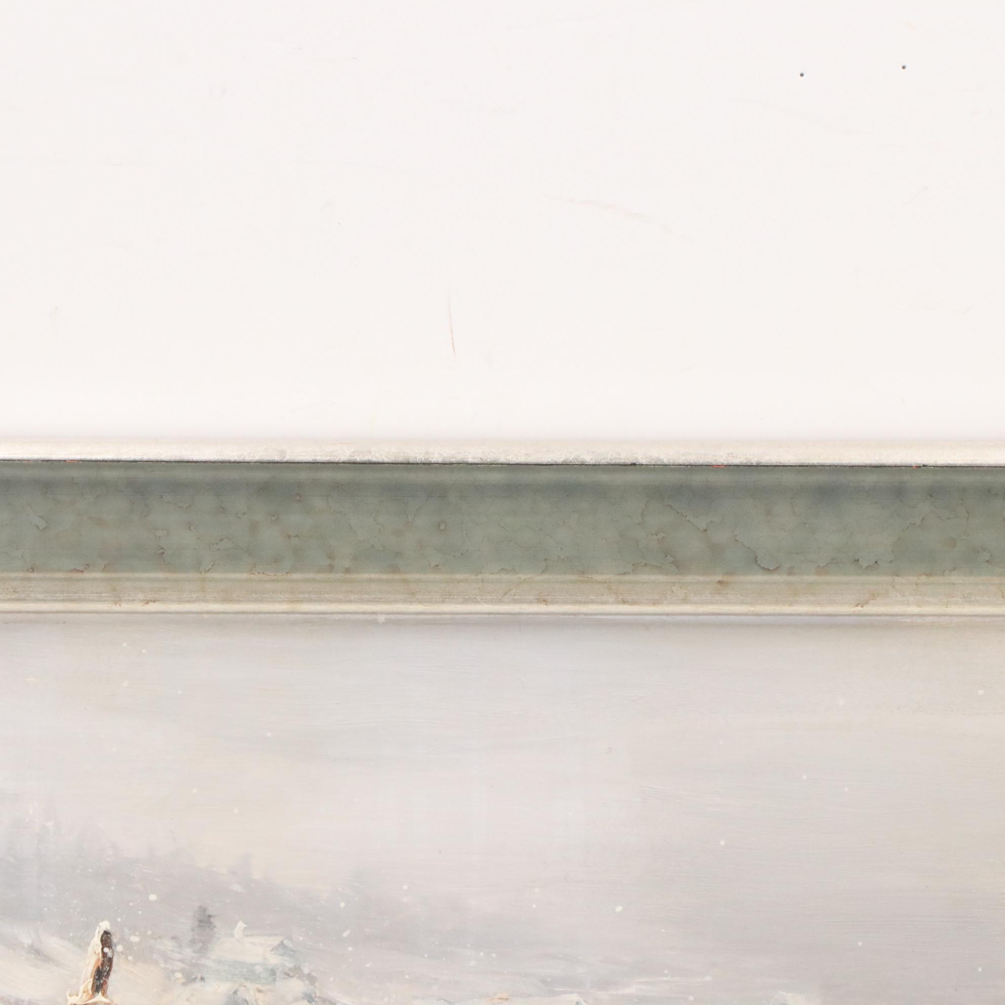 Sandra James Winter Seascape Oil Painting