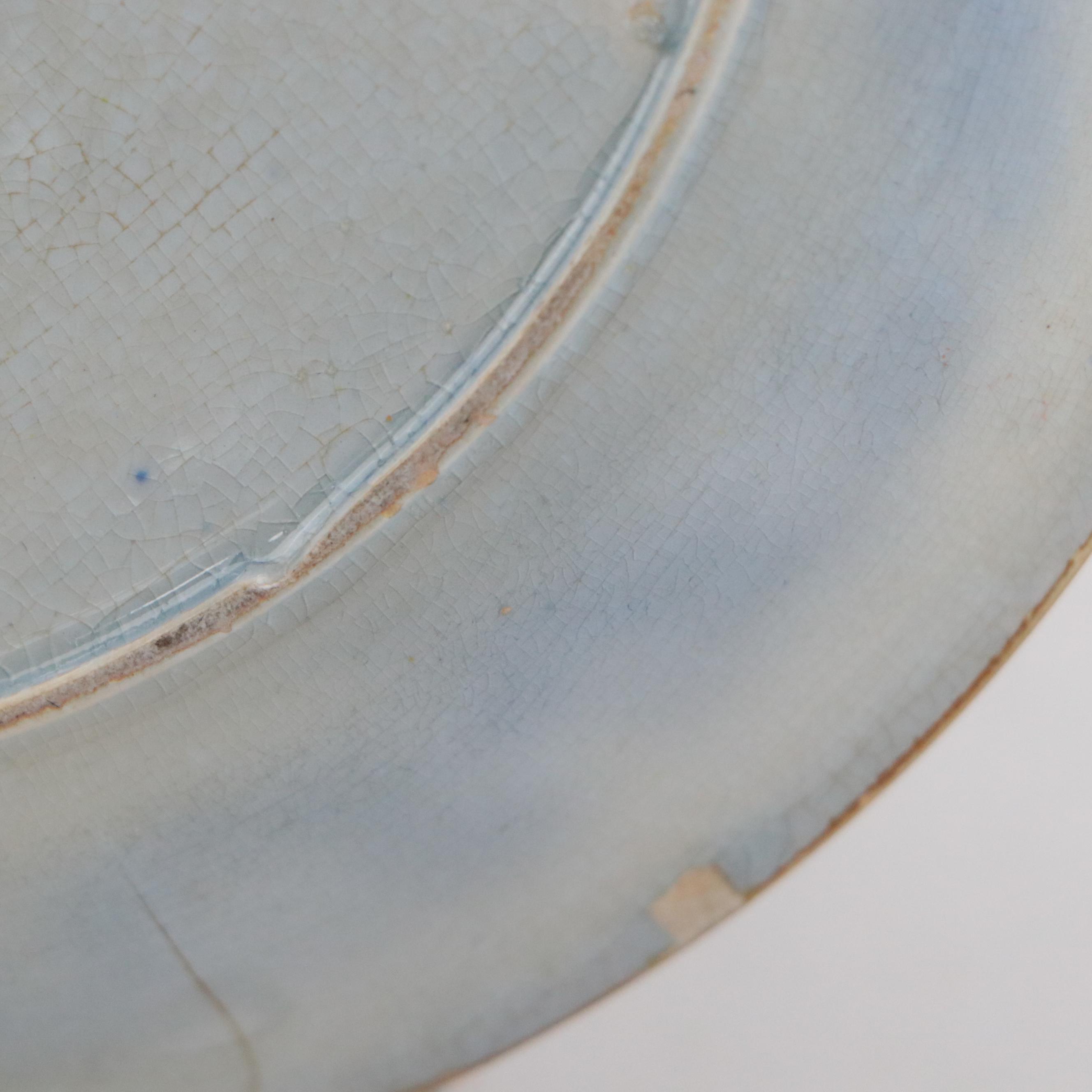 Chinese Porcelain Lidded Vessel with English Earthenware Chinoiserie Tableware