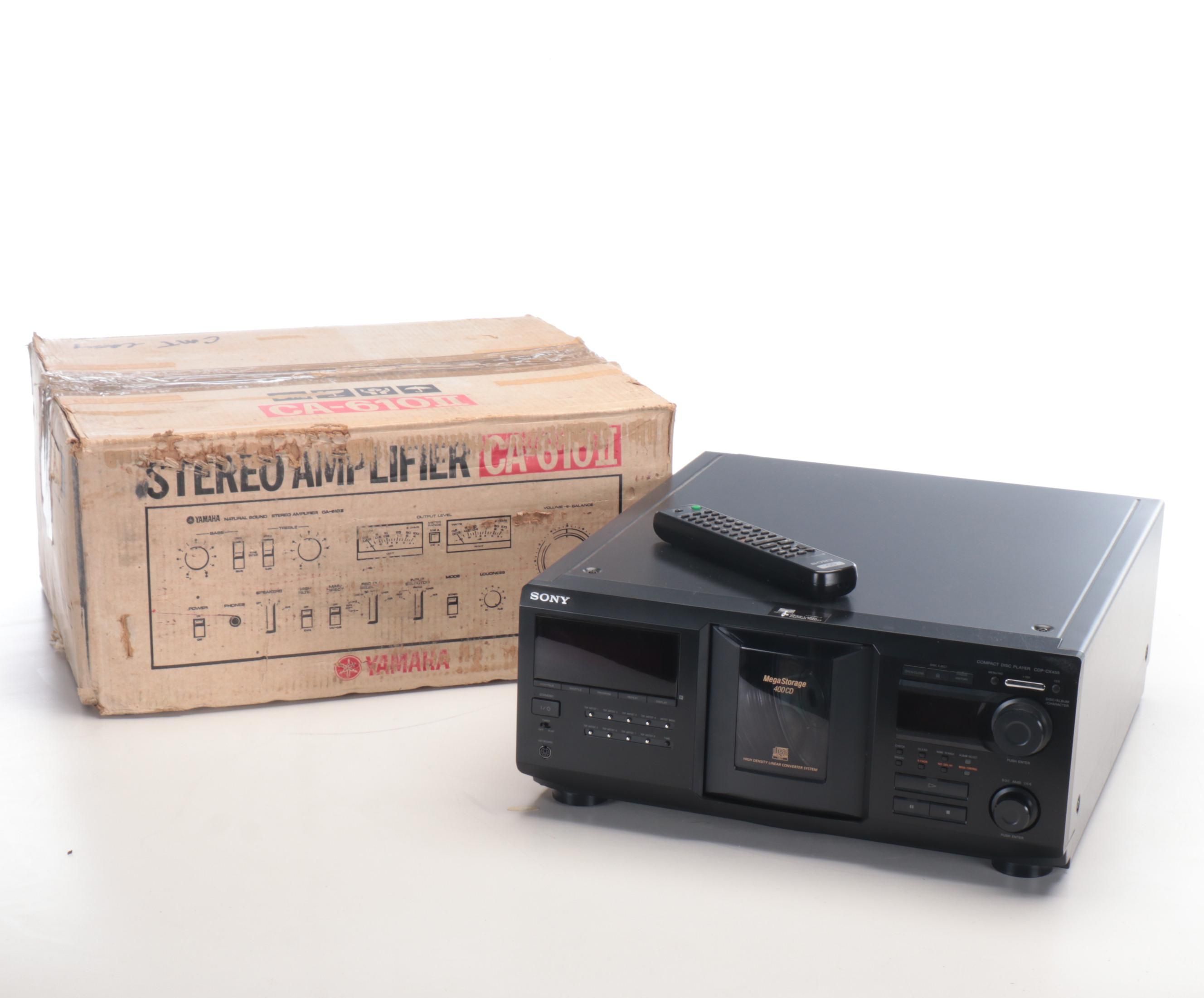 Sony CDP-CX455 400-Disc CD Changer/Player with Remote, 2002