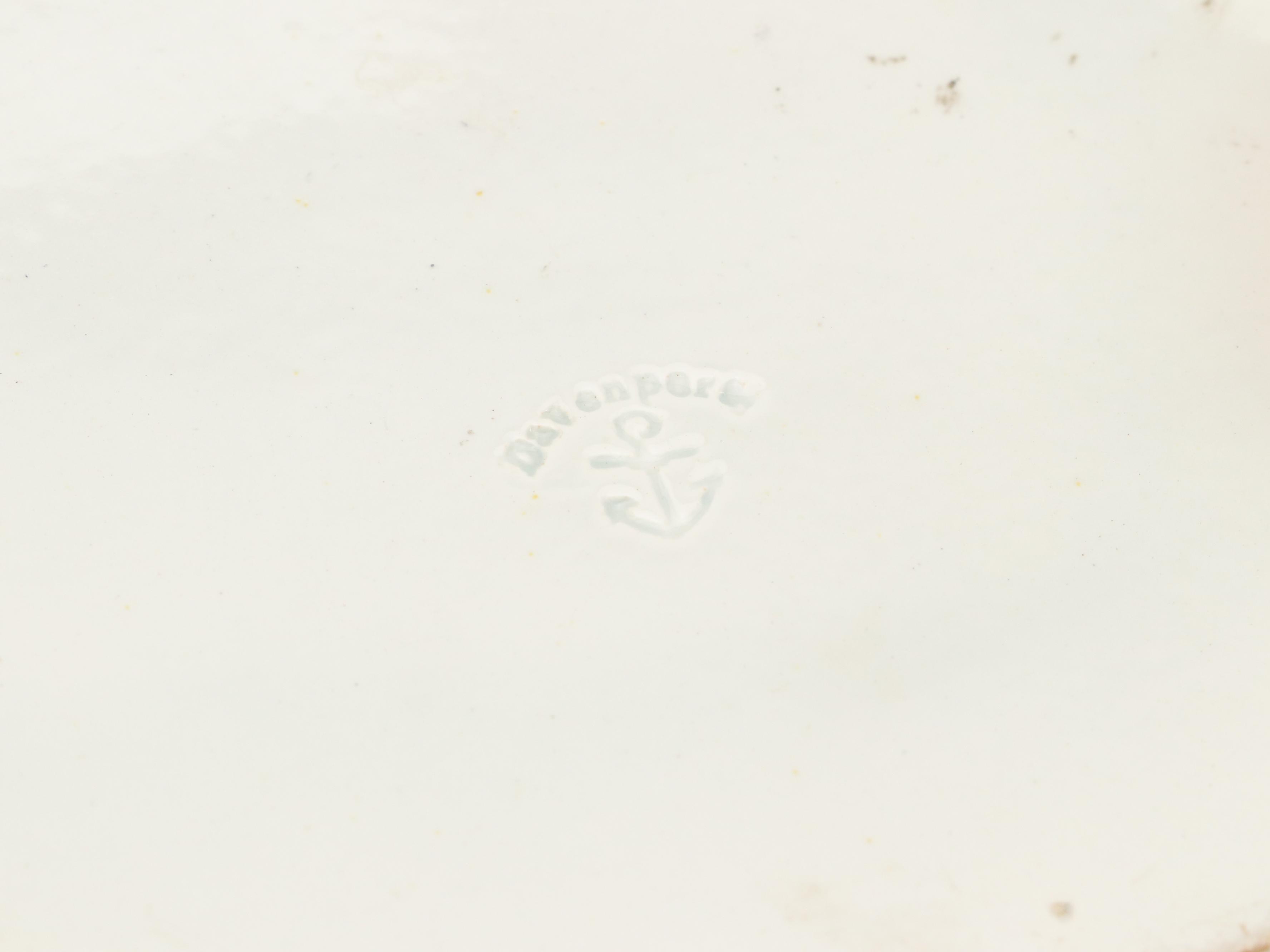 Davenport Pearlware Chinoiserie Ruins Chestnut Basket, ca. 1800-1805