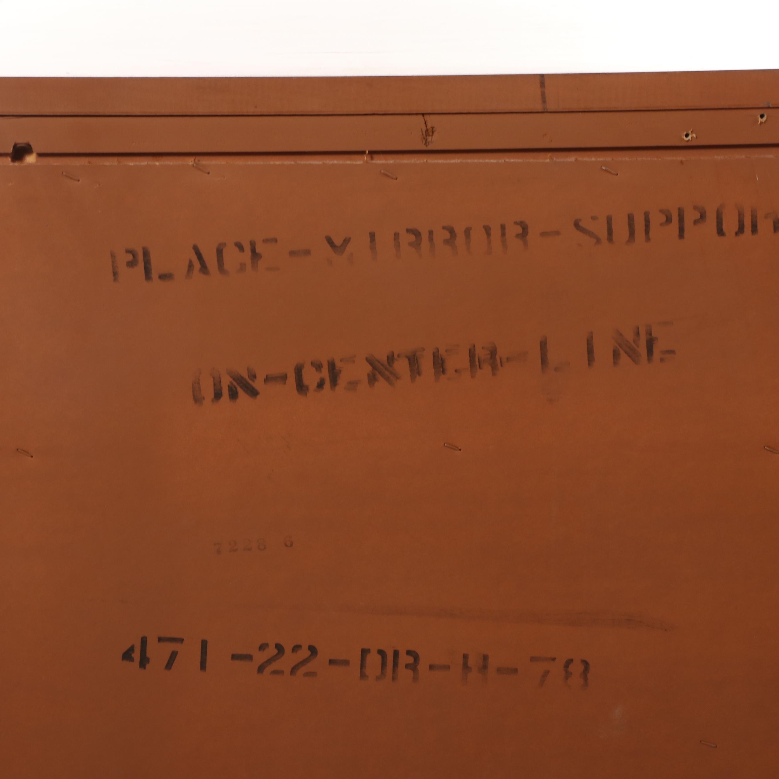 French Provincial Style Fruitwood-Stained Nine-Drawer Serpentine Dresser