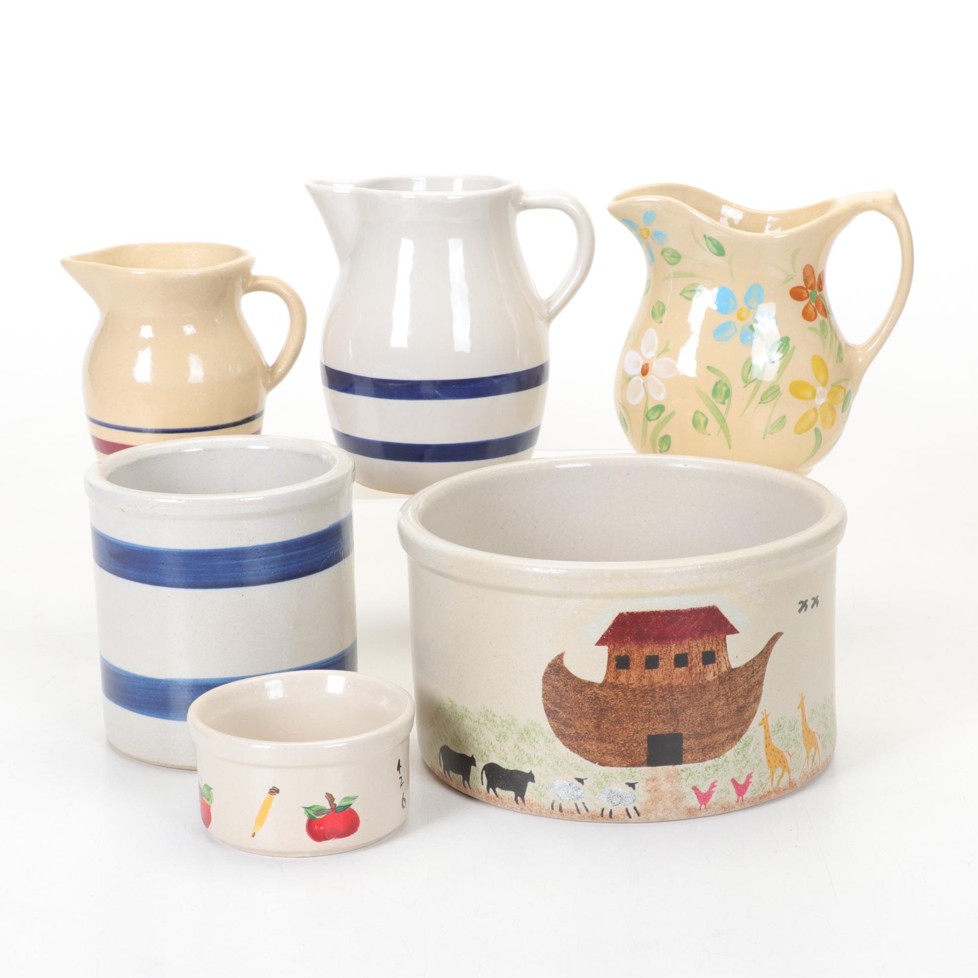 Robinson Ransbottom Earthenware Pitchers & Crocks