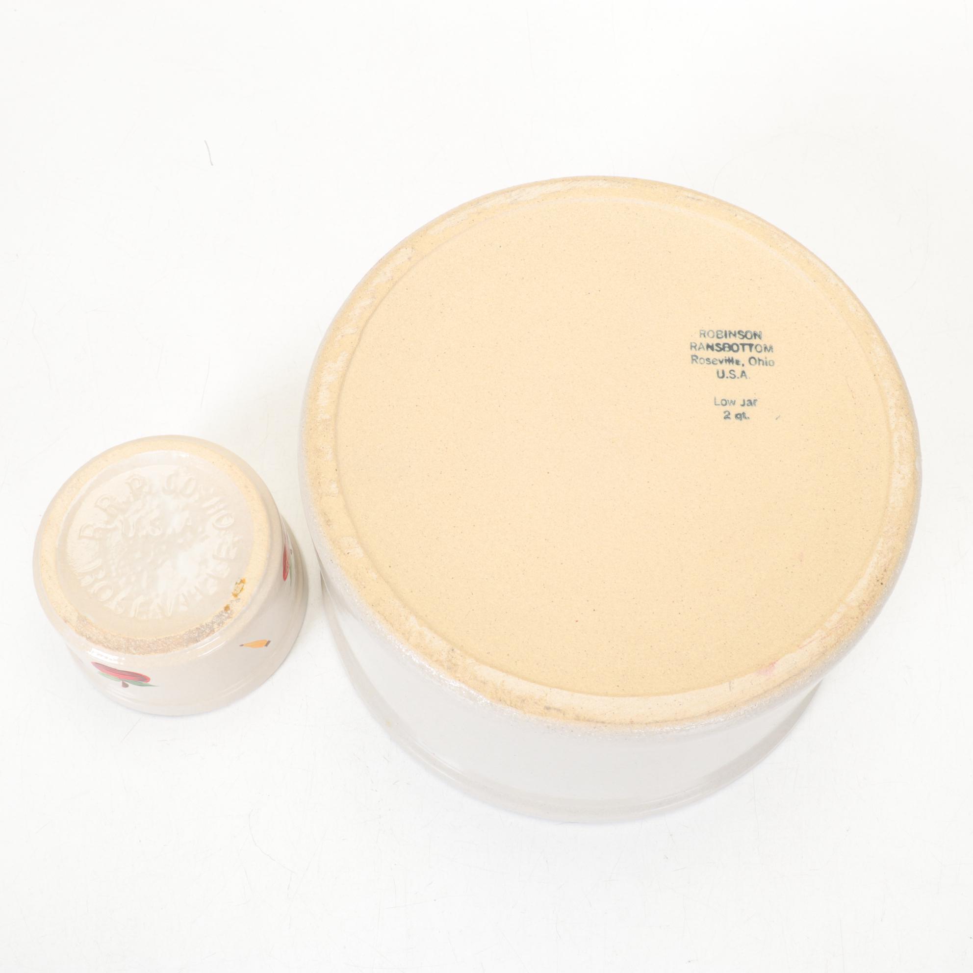 Robinson Ransbottom Earthenware Pitchers & Crocks